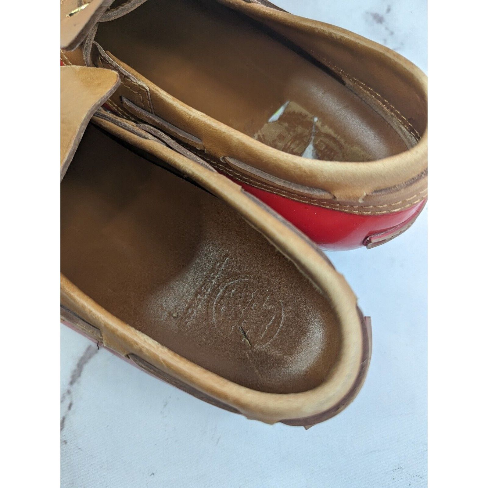 Tory Burch Tory Burch Loafer Women 9 Wellie Slip Shoe Leather Rain Boat Size US 9 / IT 39 - 10 Thumbnail