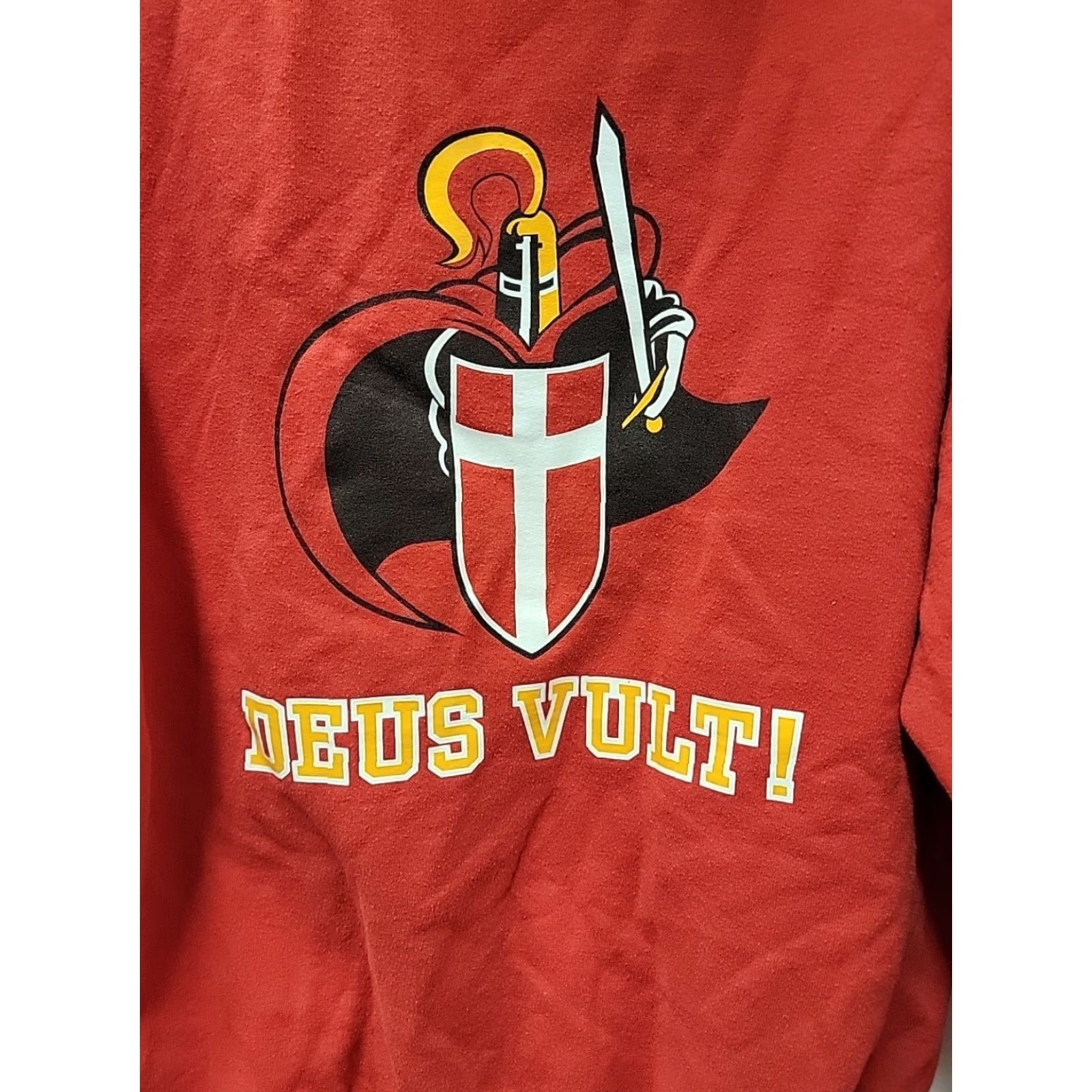 Champion VINTAGE Champion Hoodie Sweatshirt Men Size M Red Bergen Catholic Nj Size US M / EU 48-50 / 2 - 5 Thumbnail