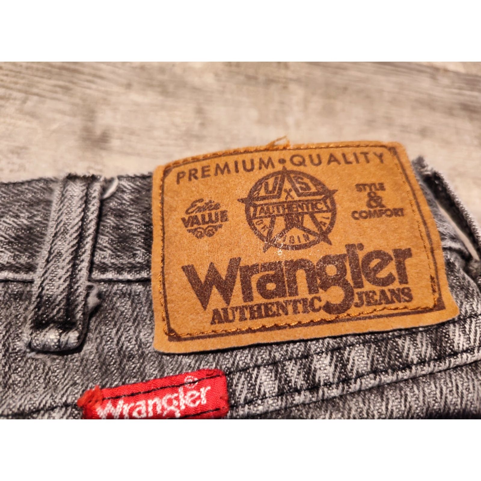 Wrangler VINTAGE Wrangler Jeans Men's 80s Acid Wash Striped Cords 34x29 Retro 80s Biker Cowboy Rock American Made Size US 34 / EU 50 - 3 Thumbnail