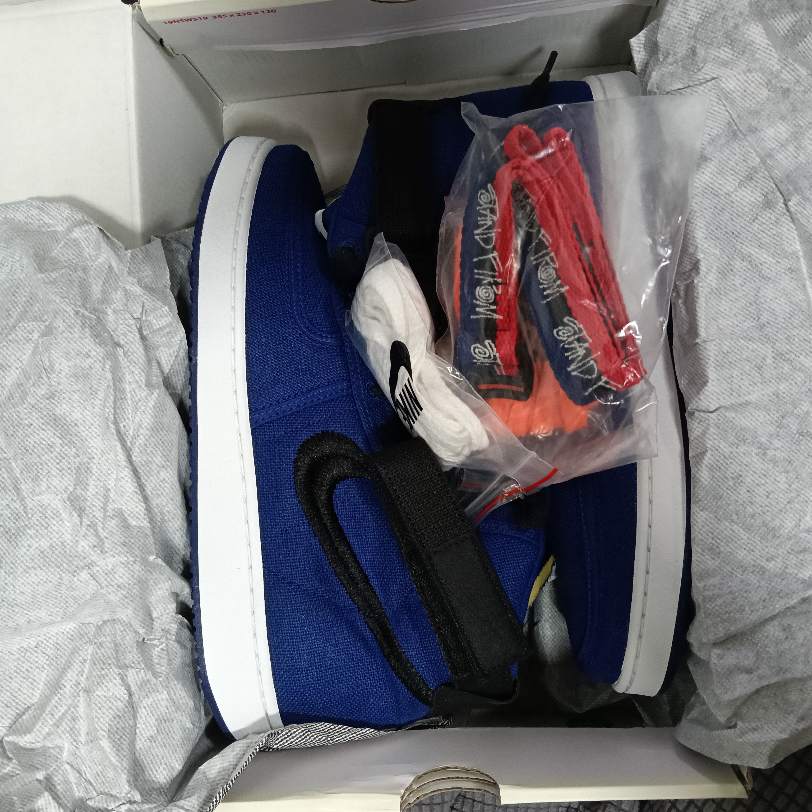 Nike × Stussy NIKE X STUSSY VANDAL HI ROYAL BLUE Size US 9.5 / EU 42-43 - 6 Thumbnail