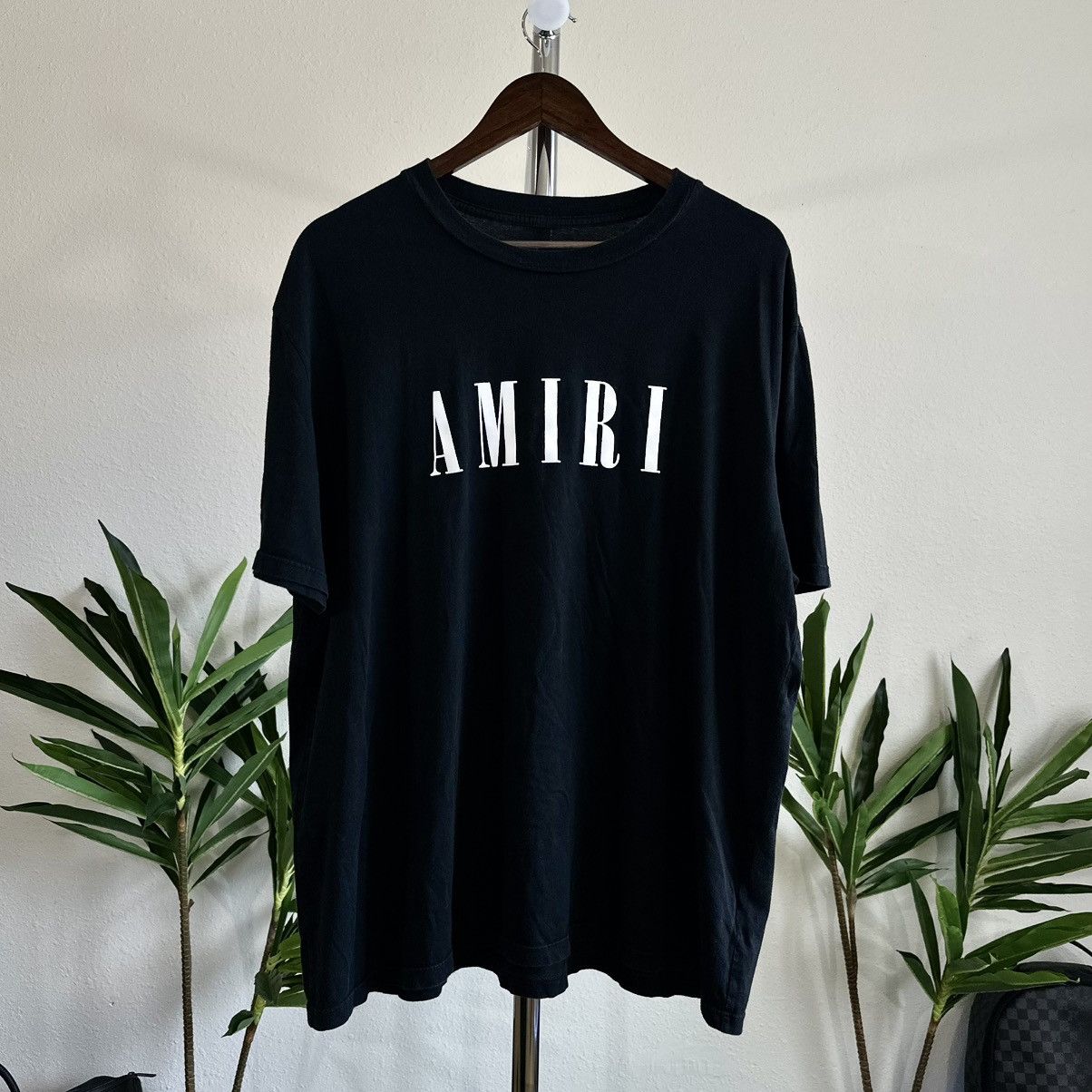 Amiri Amiri Basic Logo T-Shirt Black Size US XL / EU 56 / 4 - 1 Thumbnail