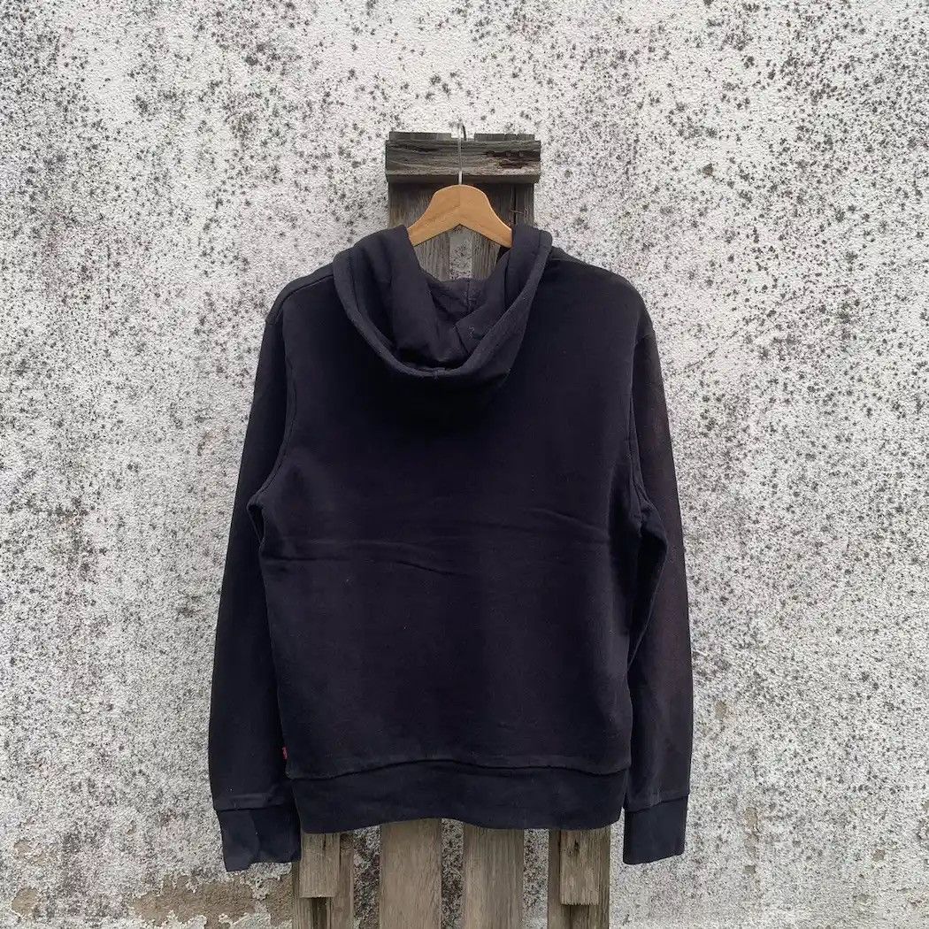 LVC × Levi's × Vintage Y2K Levi’s Box Hoodie Levis Sweater Black Faded Pullover Size US M / EU 48-50 / 2 - 8 Thumbnail