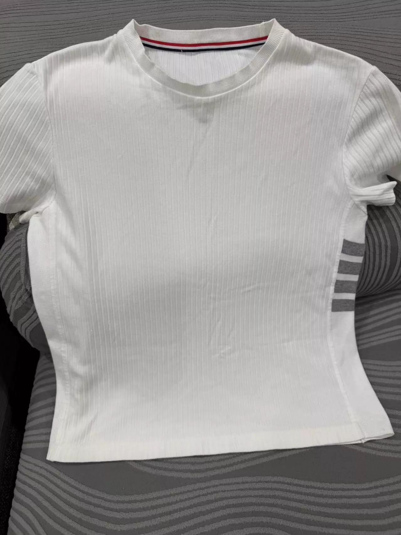 Thom Browne Thom Browne Short Sleeve Tee 42 Tag Cut Size M / US 6-8 / IT 42-44 - 2 Thumbnail