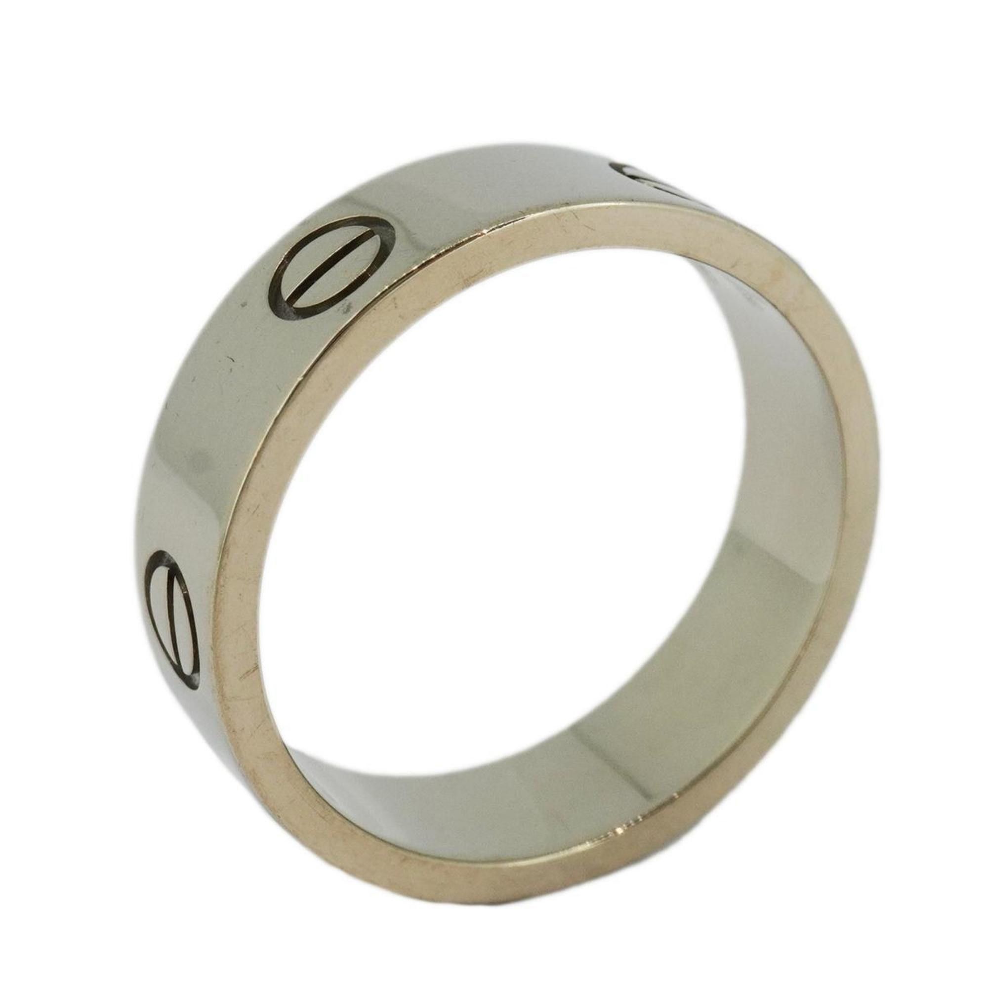 image of Cartier Ring Love K18Wg White Gold Ladies, Women's