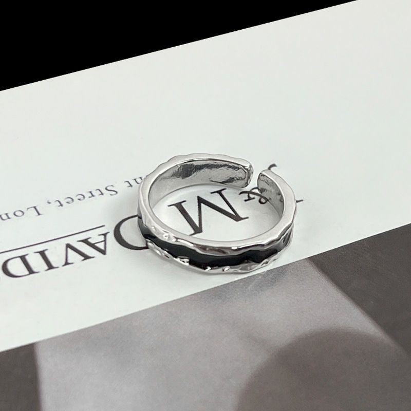 Jewelry Punk Jewelry Rings Open Size Chrome Ring (Size 7-13) Size ONE SIZE - 3 Thumbnail