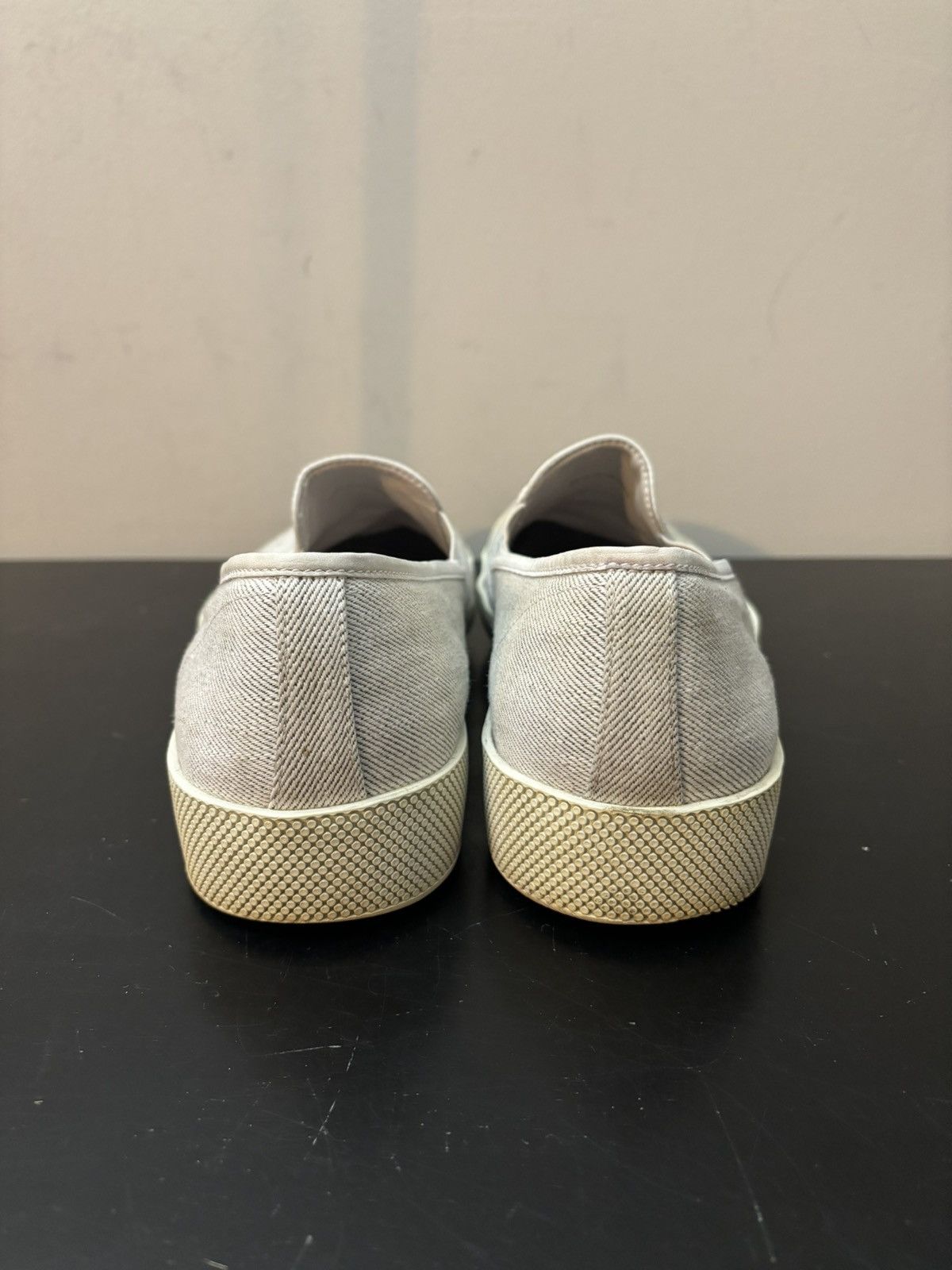 Prada Prada Slip On Denim Sneakers Grey White Size US 9 / EU 42 - 5 Thumbnail