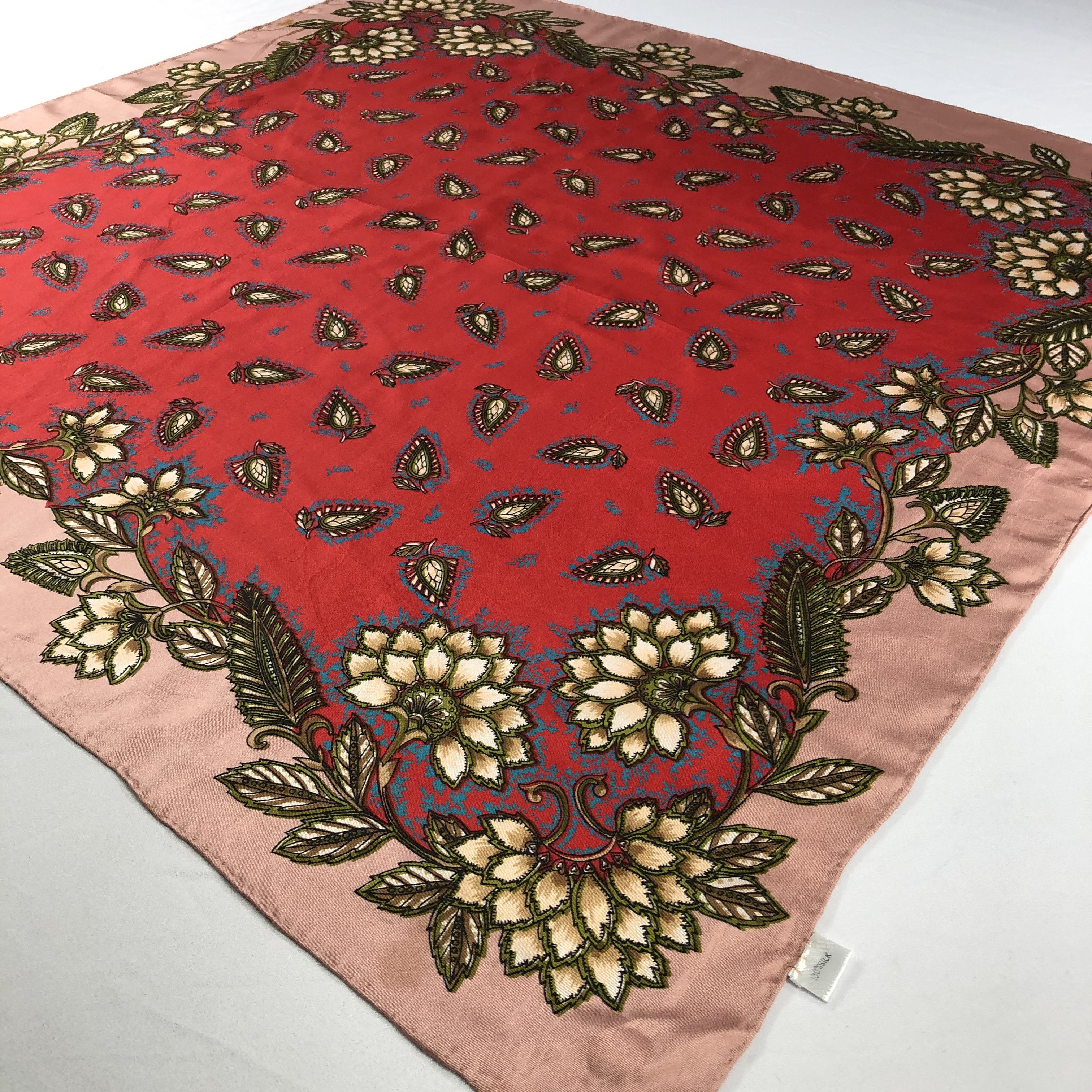 Vintage Vintage Silk Scarf Size ONE SIZE - 3 Thumbnail