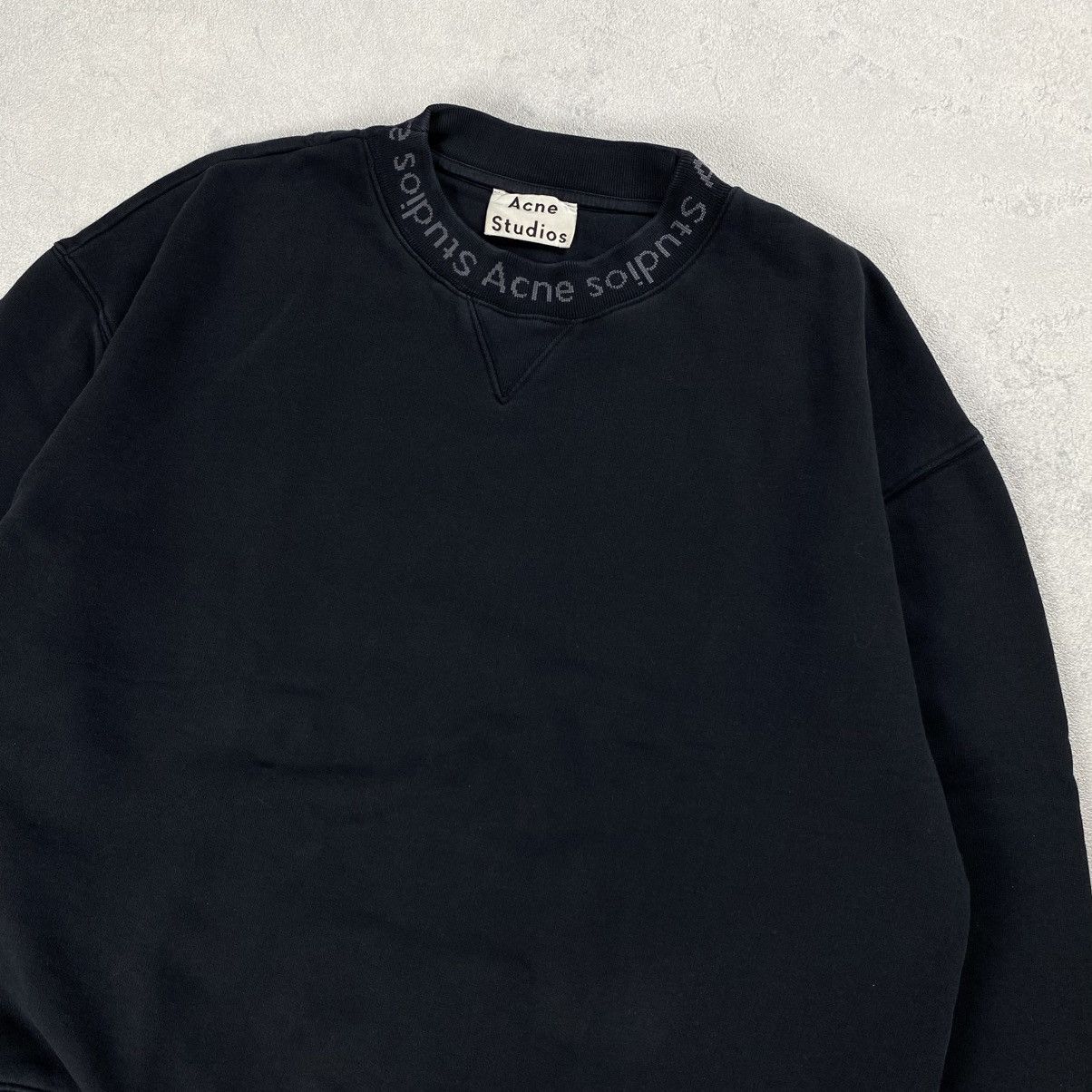 Acne Studios Acne Studios Flogho Oversize Sweatshirt Men's Size US L / EU 52-54 / 3 - 2 Thumbnail