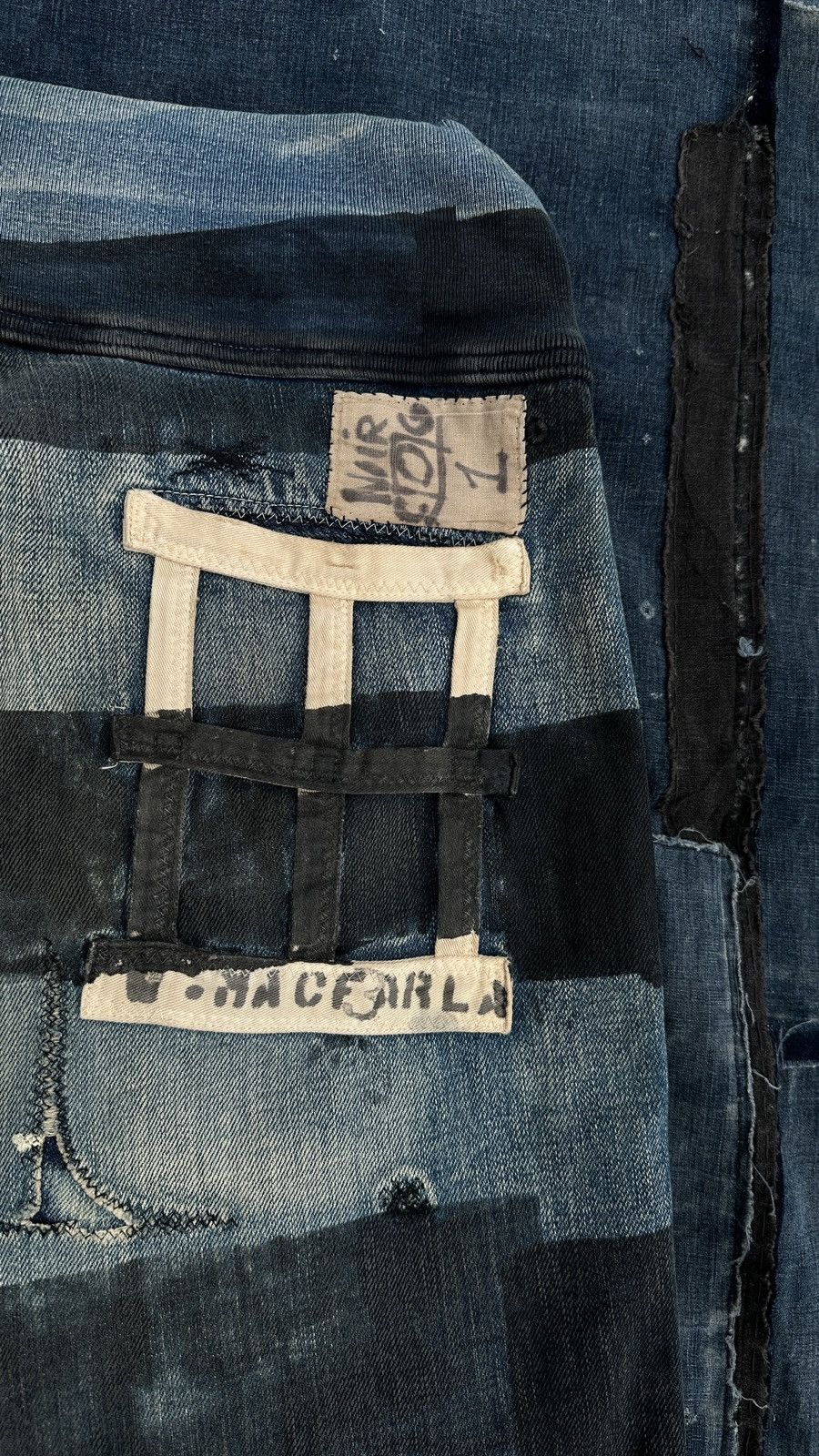 Kapital Kapital Kountry redux Prisoner Painted prison Denim Pant Size US 34 / EU 50 - 11 Thumbnail
