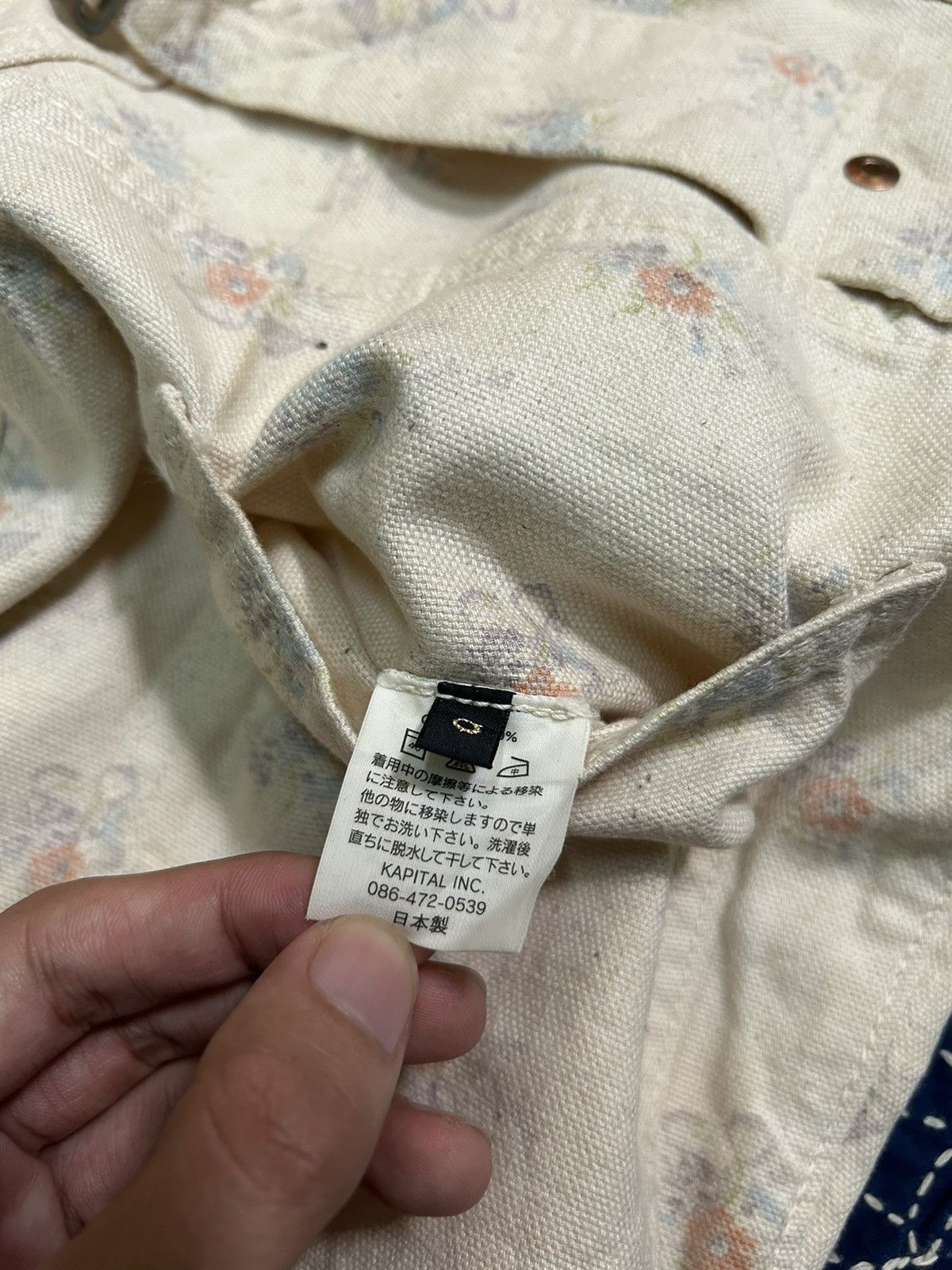 Kapital × Kapital Kountry KAPITAL Buckle Back Short Made in Japan Size US 28 / EU 44 - 14 Thumbnail