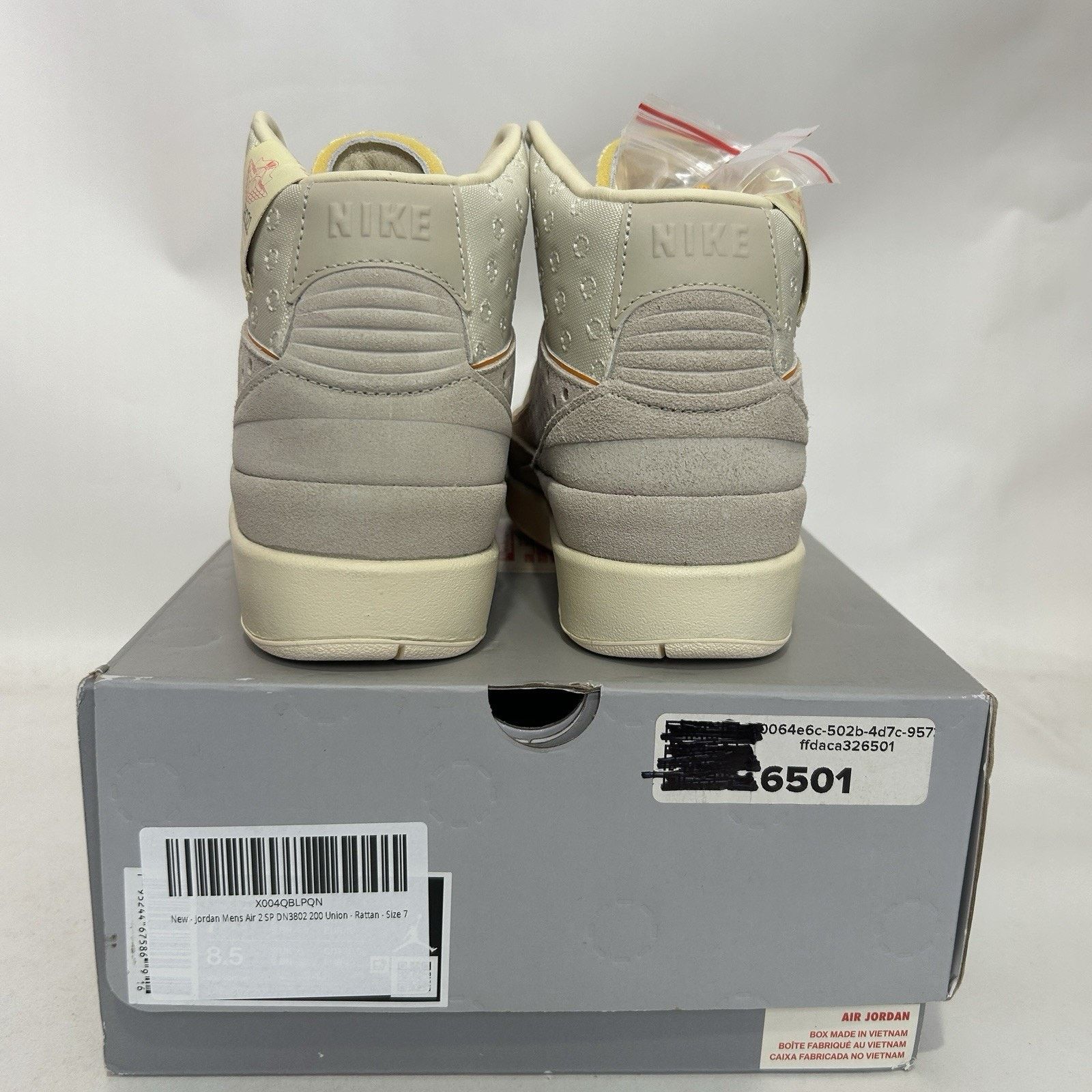 Jordan Brand Nike Air Jordan 2 Retro SP x Union LA “Rattan” DN3802-200 Size US 8.5 / IT 38.5 - 4 Thumbnail