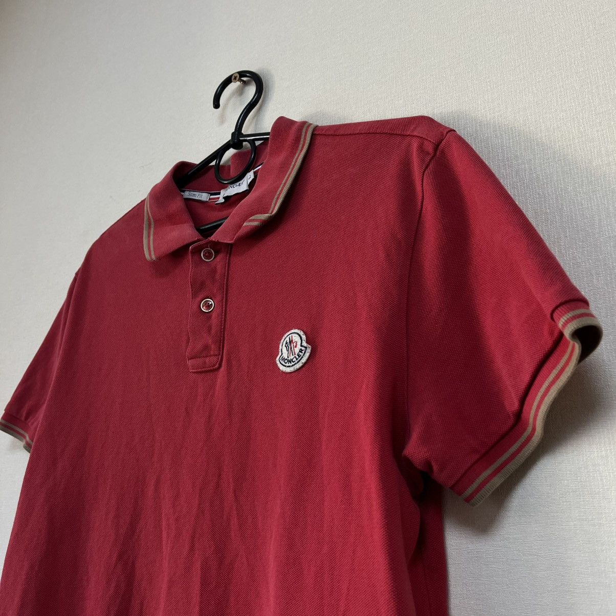 Moncler Moncler Polo T-shirt Size US L / EU 52-54 / 3 - 2 Thumbnail