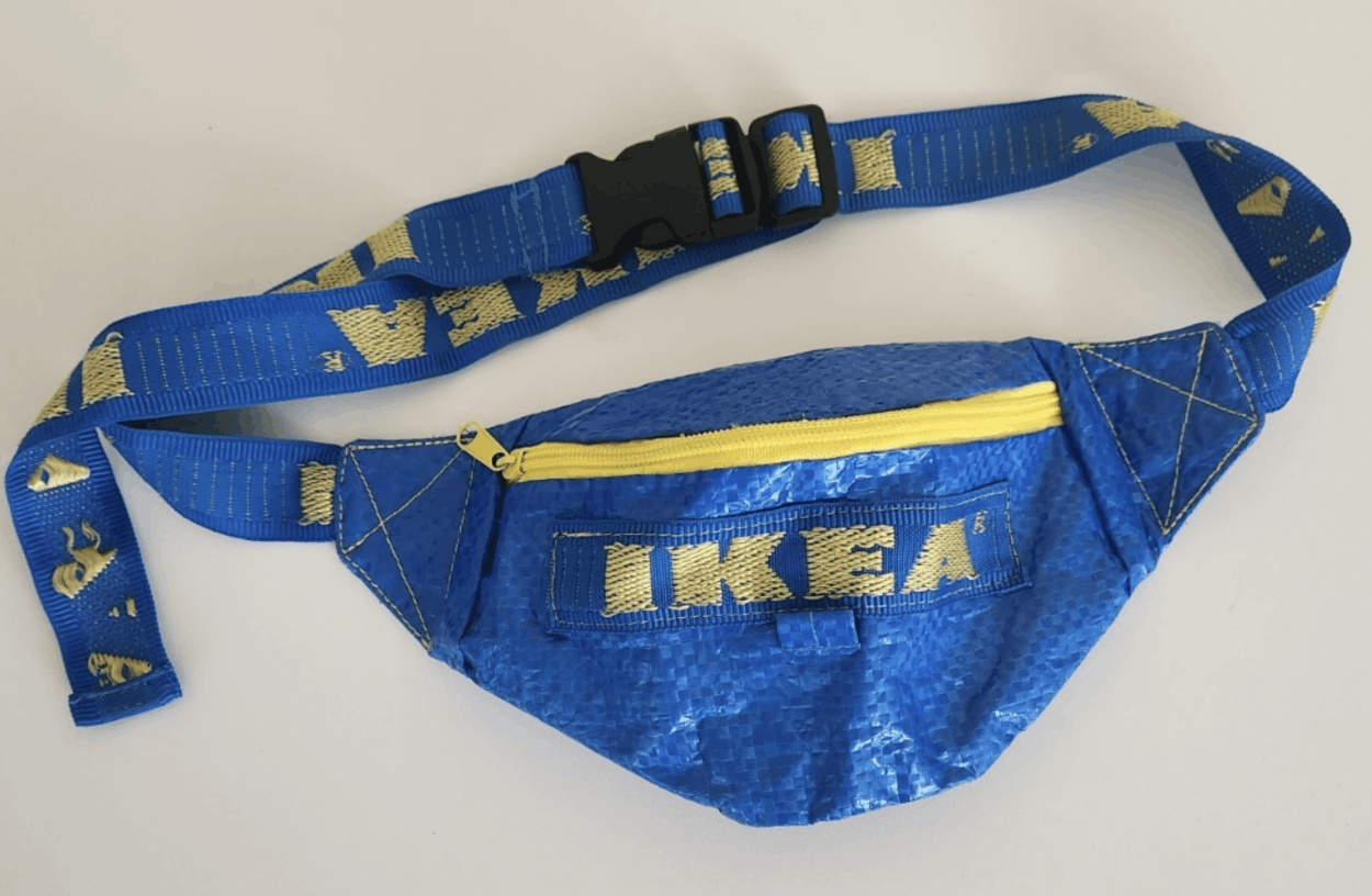 Other IKEA Blue Waist Belt Bag Fanny Pack Unisex Size ONE SIZE - 2 Thumbnail