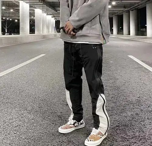 Jean zip pants streetwear Size US 32 / EU 48 - 2 Thumbnail