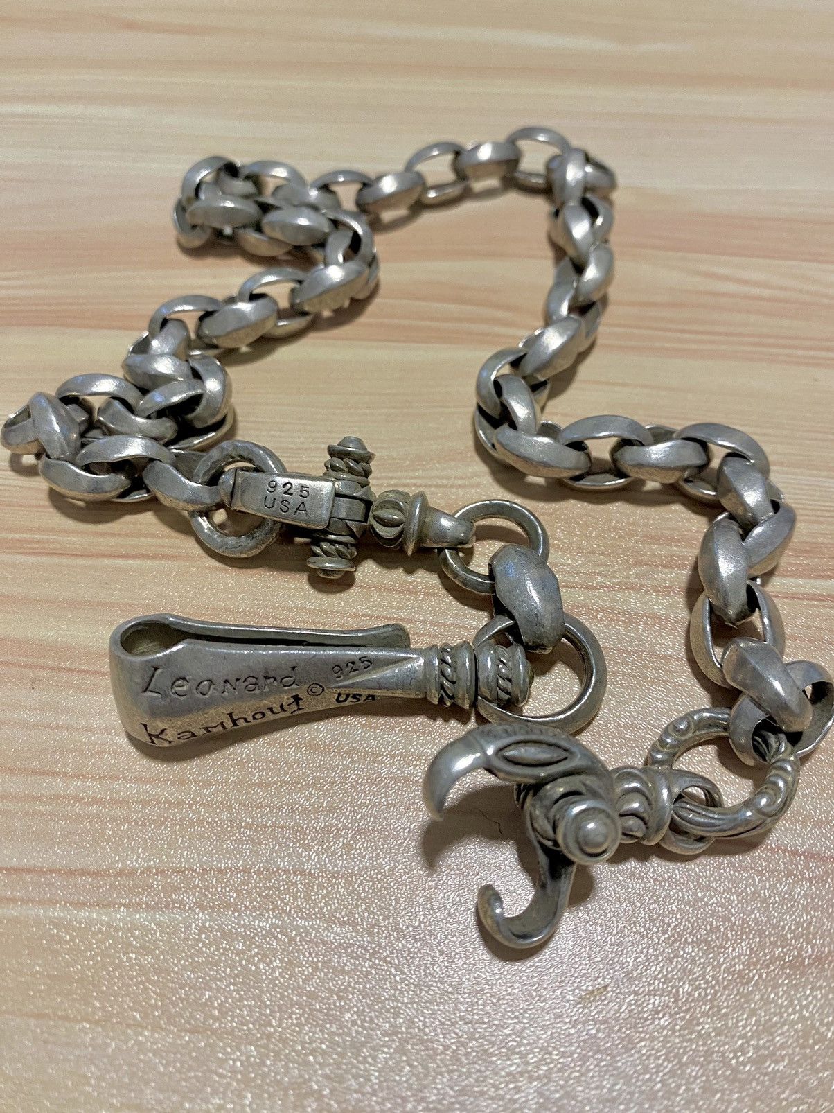 LONE ONES Very Rare Leonard Kamhout Silk Link Wallet Chain Size ONE SIZE - 14 Thumbnail
