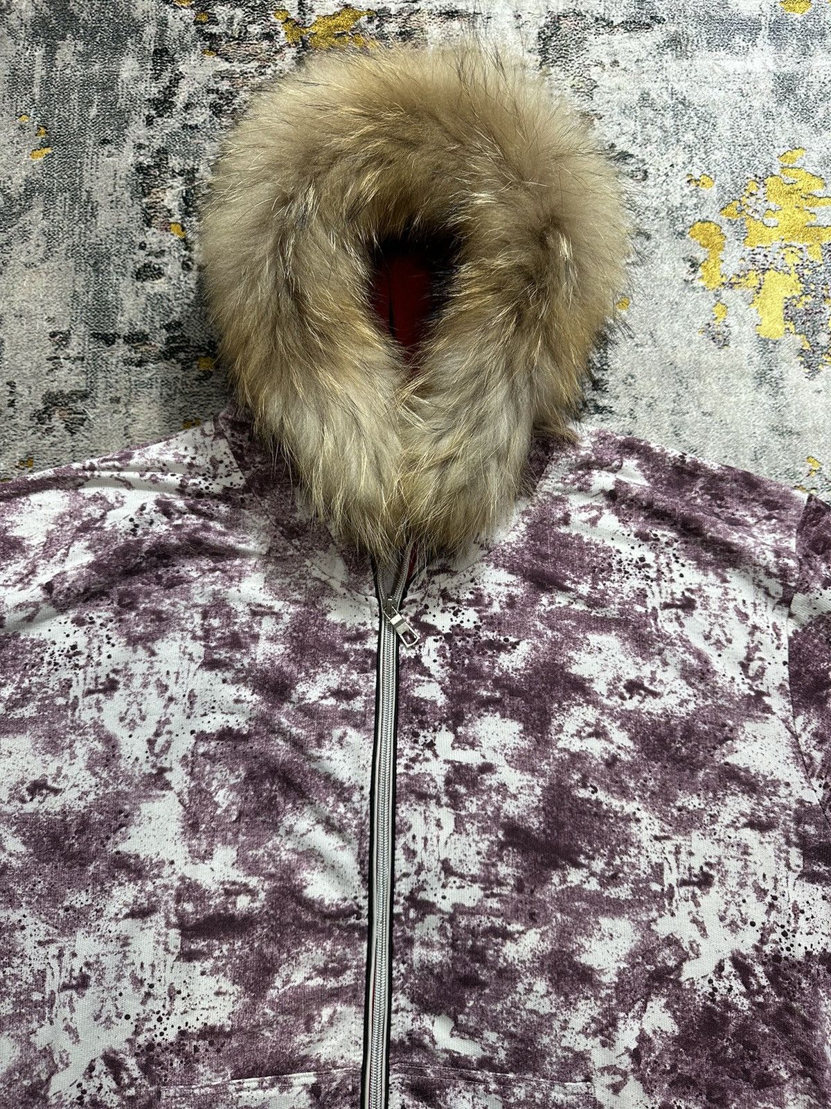 If Six Was Nine GOTHIC ABSTRACT DOUBLE LAYER FUR ZIP HOODIE SHORT LGB STYLE Size US XXL / EU 58 / 5 - 2 Thumbnail