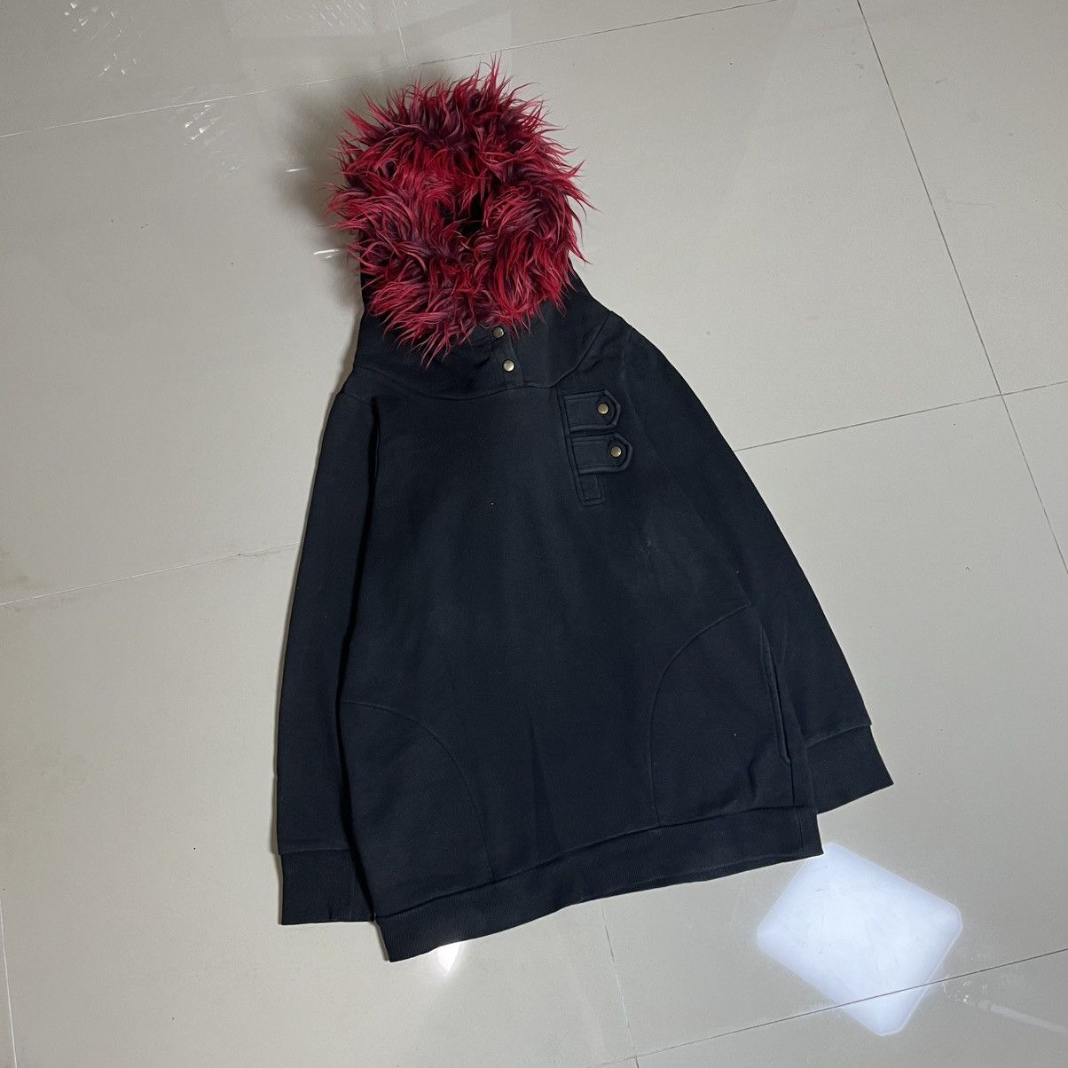 If Six Was Nine n'Or Japan Punk Hoodie LGB Style Faux Fur Neck Size US M / EU 48-50 / 2 - 2 Thumbnail