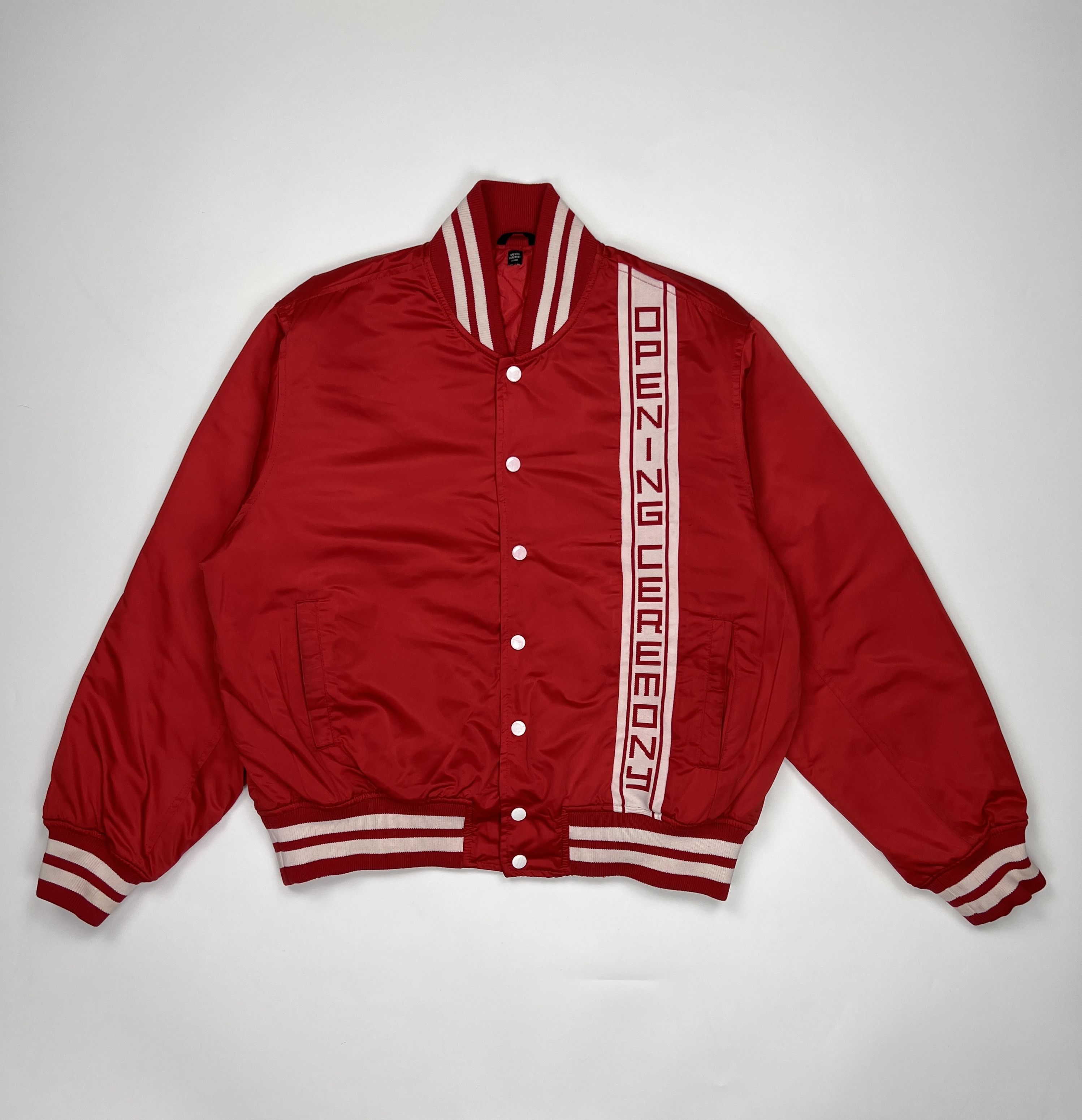 Opening Ceremony Opening Ceremony Red Nylon Bomber Jacket Spell Logo Size US M / EU 48-50 / 2 - 5 Thumbnail