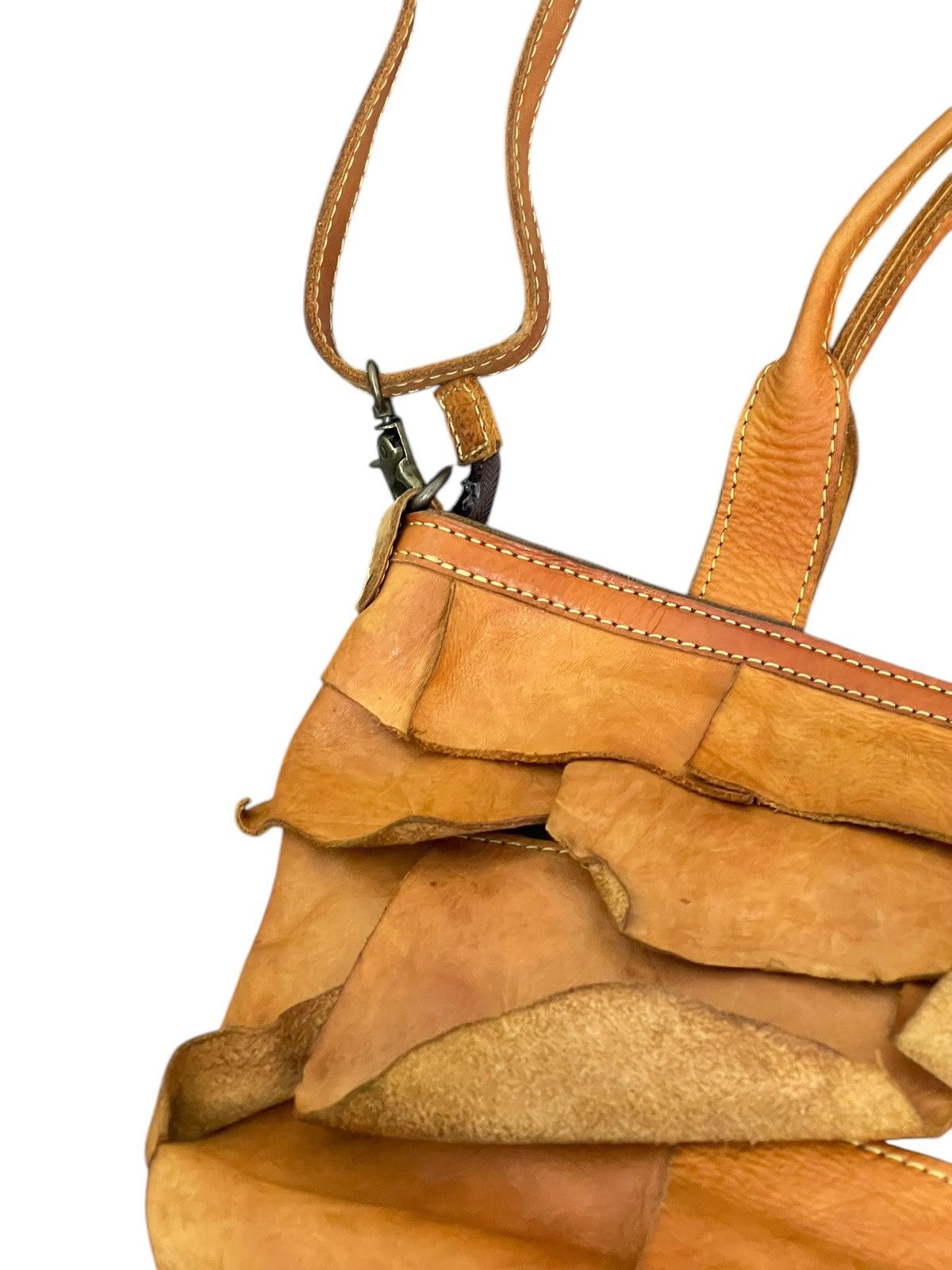 Genuine Leather Full Leather Patina Peaks Peak Japan Tote Shoulder Bag 1🟩7 Size ONE SIZE - 19 Thumbnail