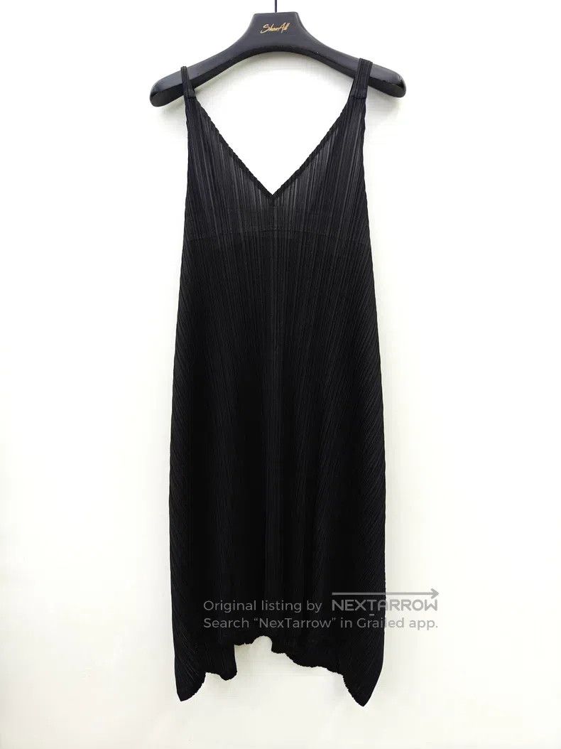 Issey Miyake Issey Miyake Black Ruched Dress Size L / US 10 / IT 46 - 1 Thumbnail