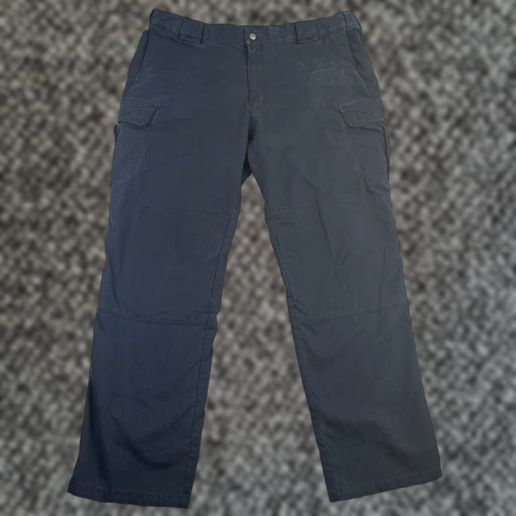 Vintage VINTAGE? No — 5.11 Tactical Pants Stryke FlexTac Cargo 74369 Pocket Navy Blue Mens 39x31 Size US 39 - 1 Thumbnail
