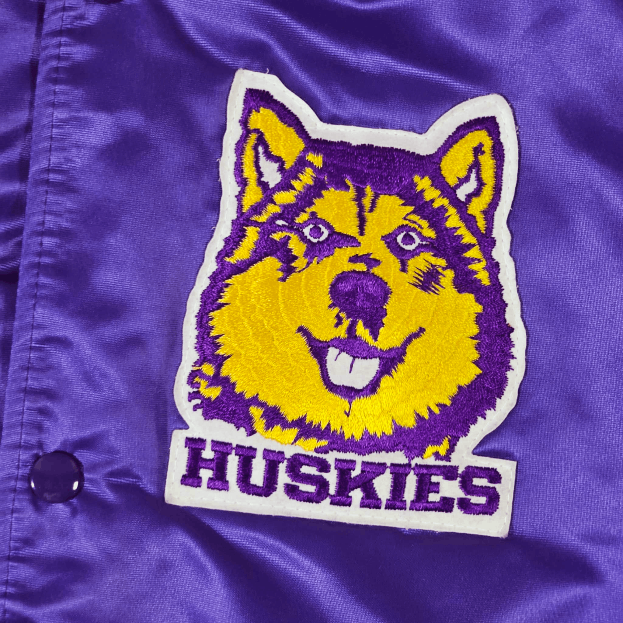 Chalk Line × Vintage Washington Huskies Vintage 80s Chalk Line Bomber Jacket Size US L / EU 52-54 / 3 - 4 Thumbnail