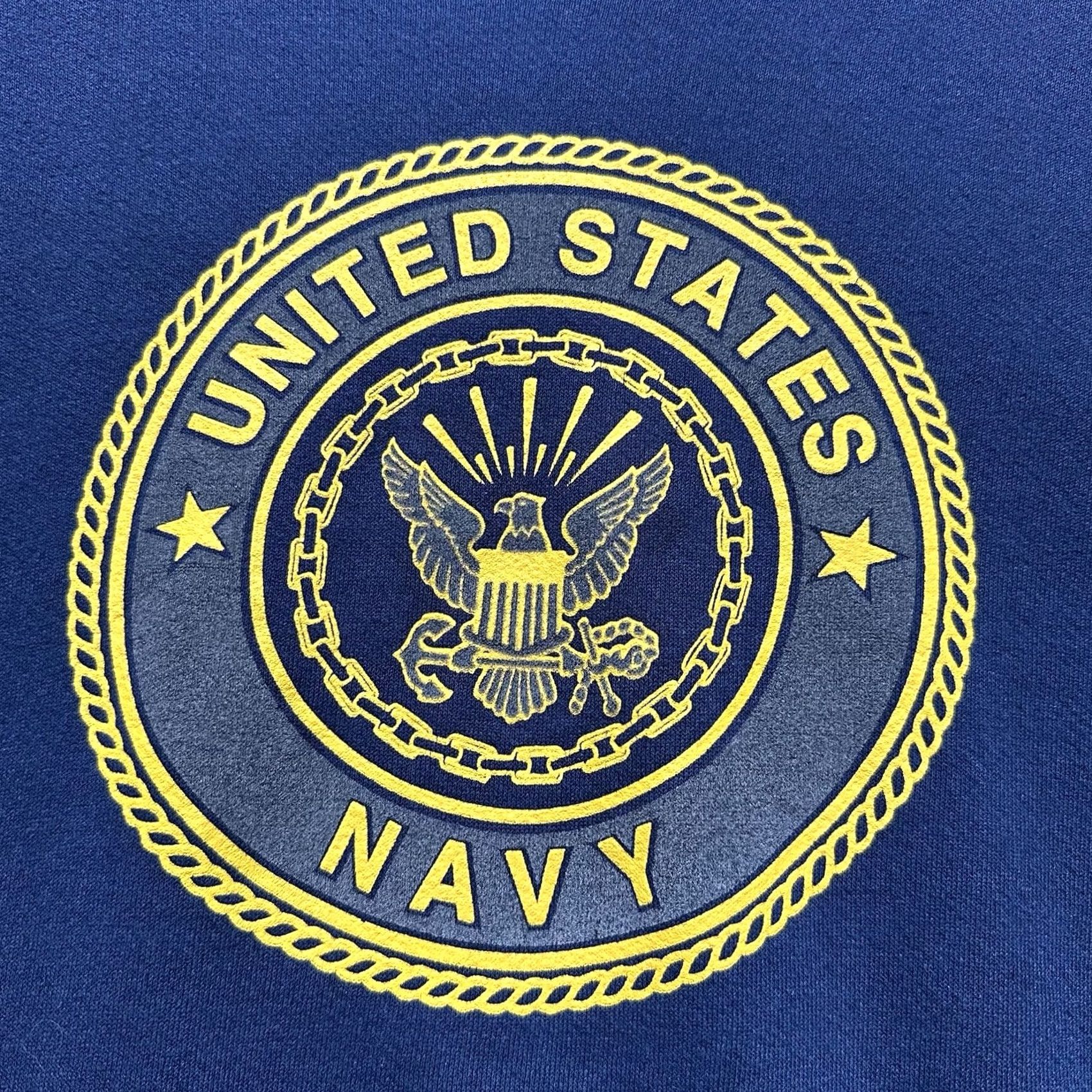 Soffe VINTAGE Soffe Navy Sweatshirt Mens XL Blue USA Pullover Fleece Pockets Lasting All Seasons Sweatshirt Mens XL Blue USA Size US XL / EU 56 / 4 - 3 Thumbnail