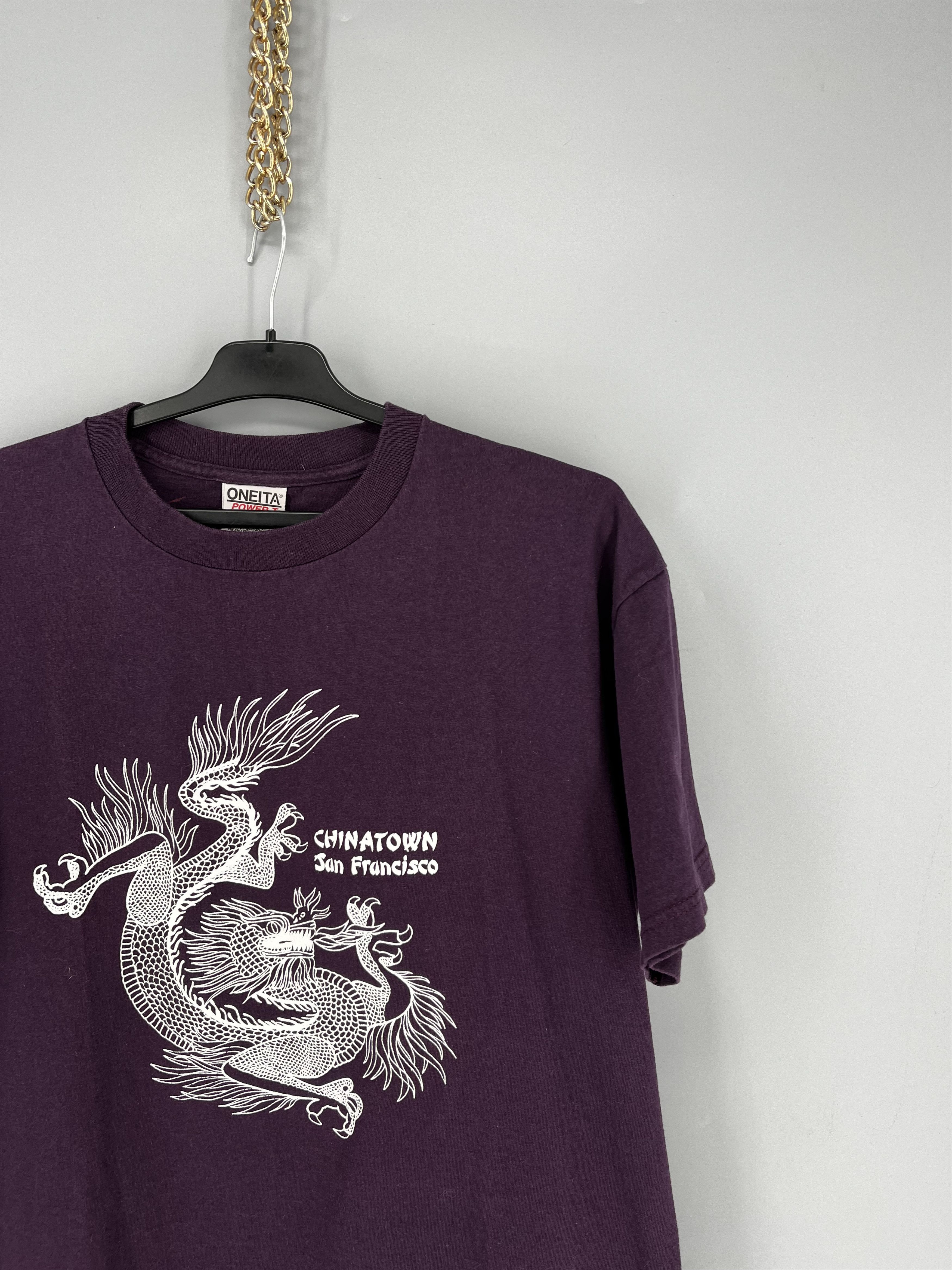 Other Vintage Y2k Washed AvantGarde Tribal Tee Dragon Streetwear L Size US L / EU 52-54 / 3 - 5 Thumbnail