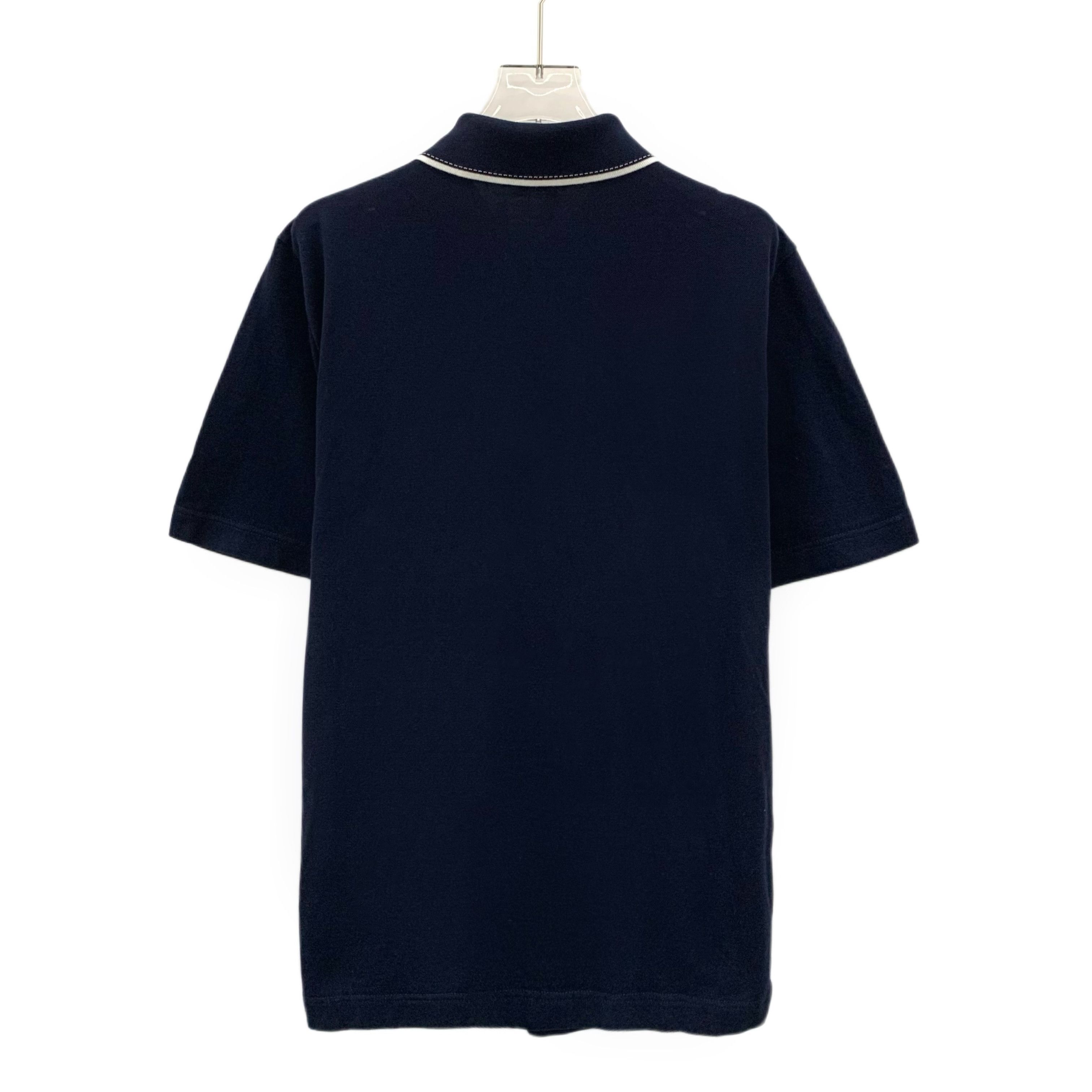 Hermes Hermès Polo – Navy Cotton Short-Sleeve (Size XS) Size XS / US 0-2 / IT 36-38 - 6 Thumbnail