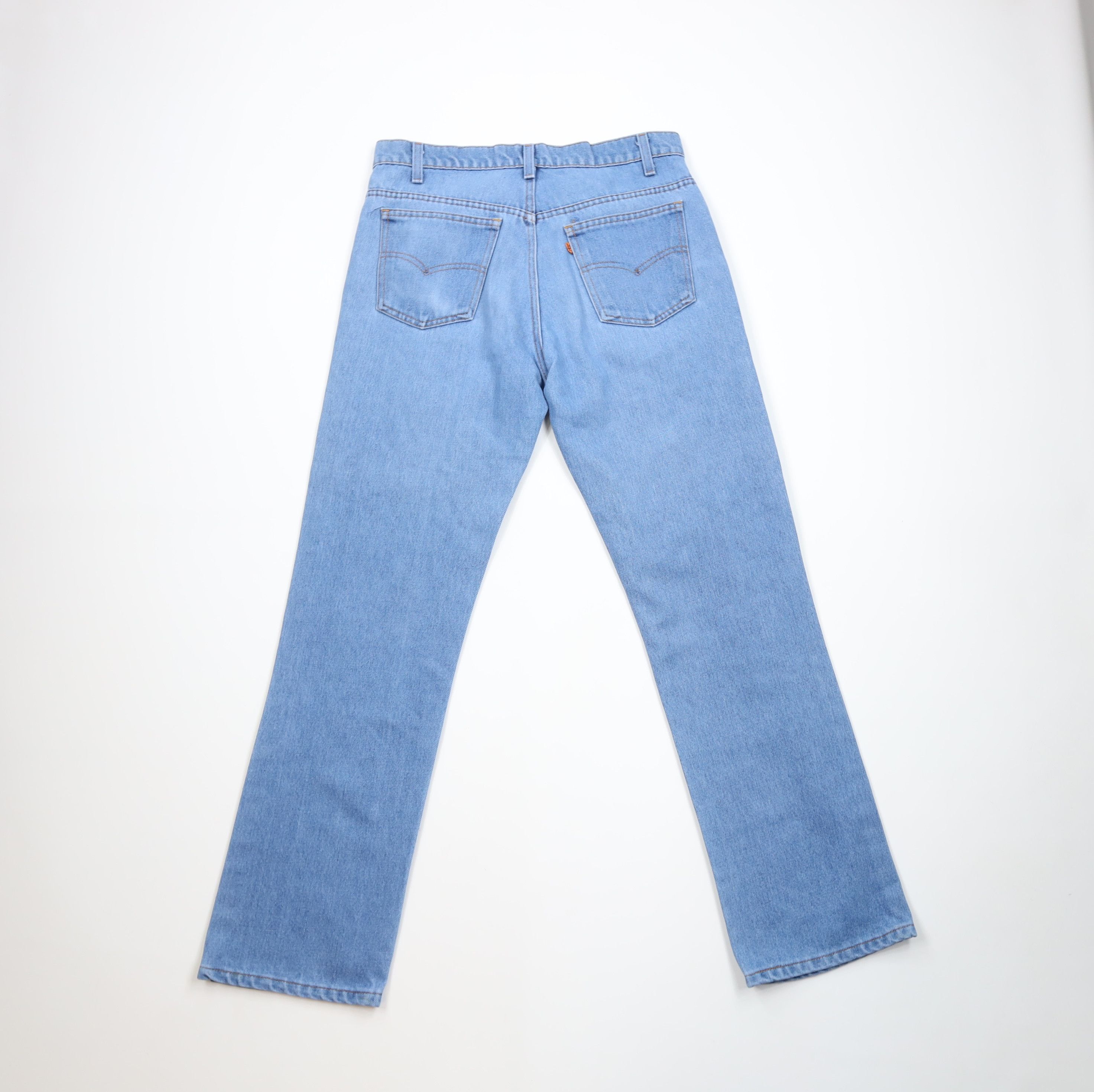 Levi's Vintage 70s 80s Levis Orange Tab Straight Leg Denim Jeans Size US 32 / EU 48 - 9 Thumbnail