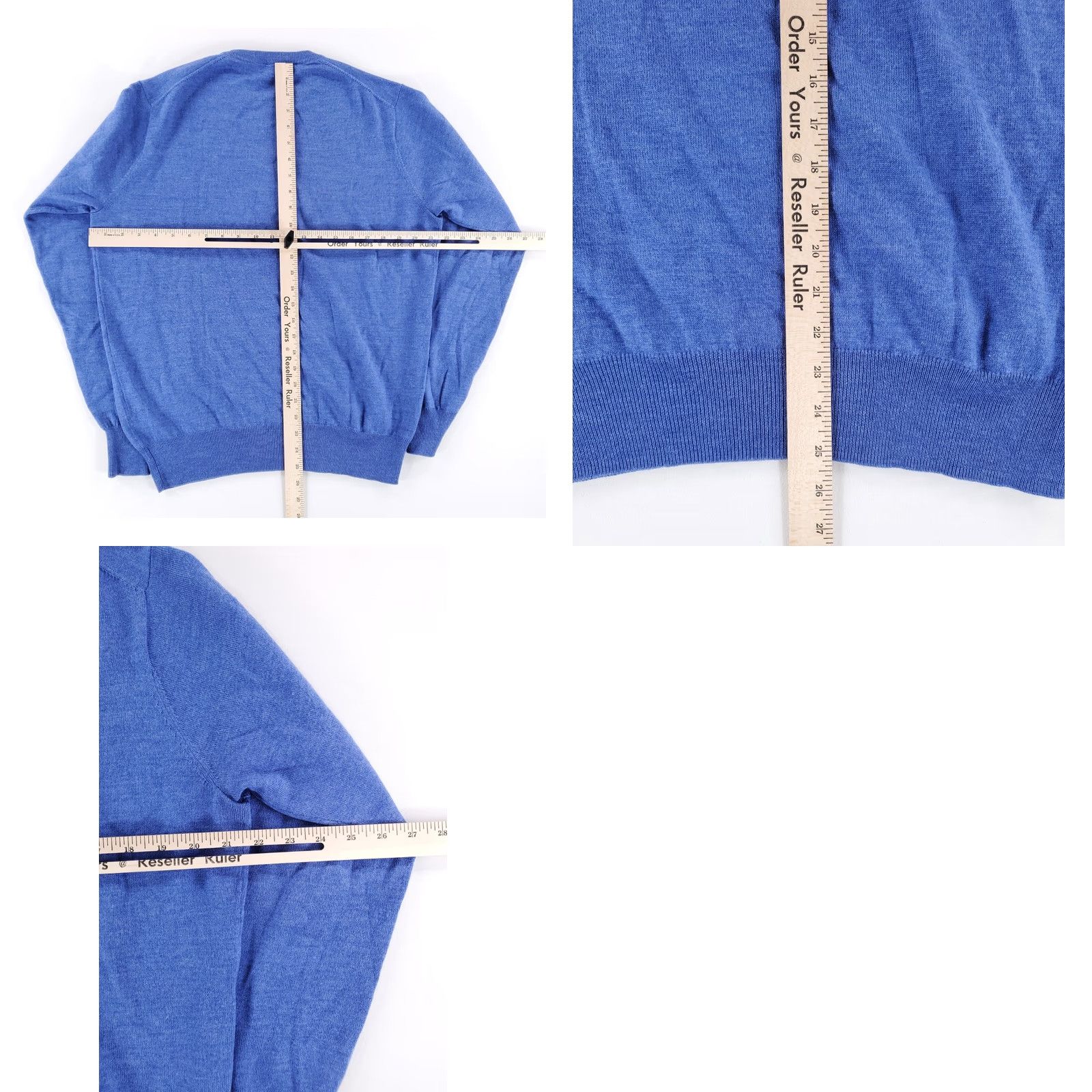 Peter Millar Peter Millar Crown Soft Blue Crew Neck Sweater Mens L 85% Merino 15% Silk Blue Crew Neck Pullover Hoodie? Size US L / EU 52-54 / 3 - 8 Thumbnail