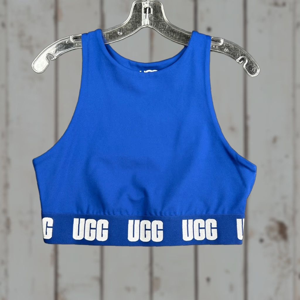 Ugg UGG Sports Bra Bralette Wilmina Logo M Blue Womens Athleticwear Ogg? Size ONE SIZE - 1 Thumbnail