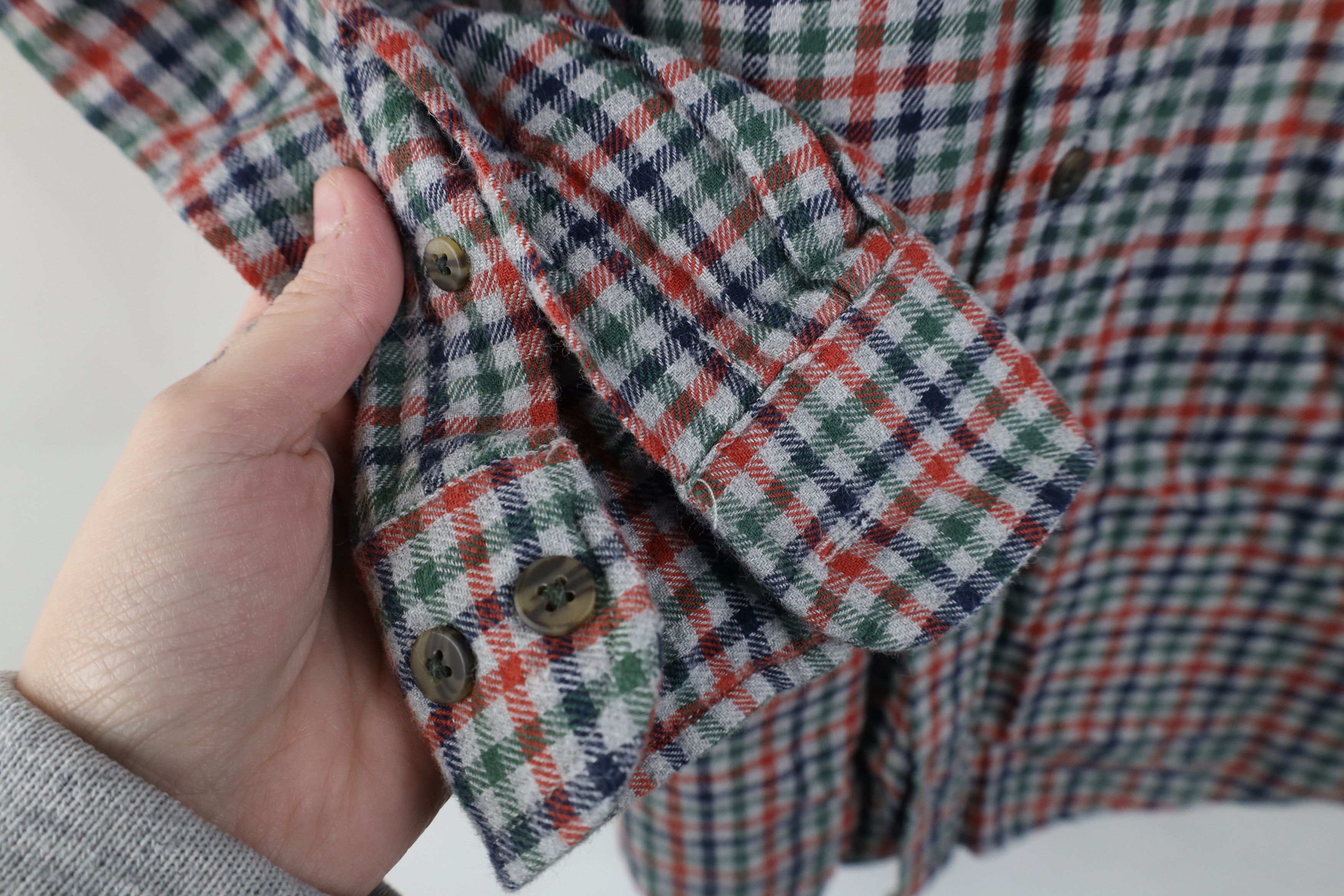 Vintage Vintage 90s Streetwear Collared Button Down Shirt Plaid Size US M / EU 48-50 / 2 - 6 Thumbnail