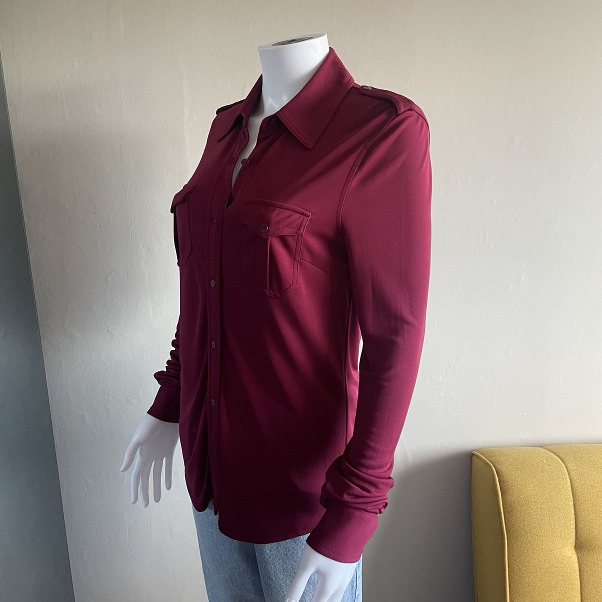 Tory Burch Tory Burch Lightweight Shirt Size S / US 4 / IT 40 - 3 Thumbnail