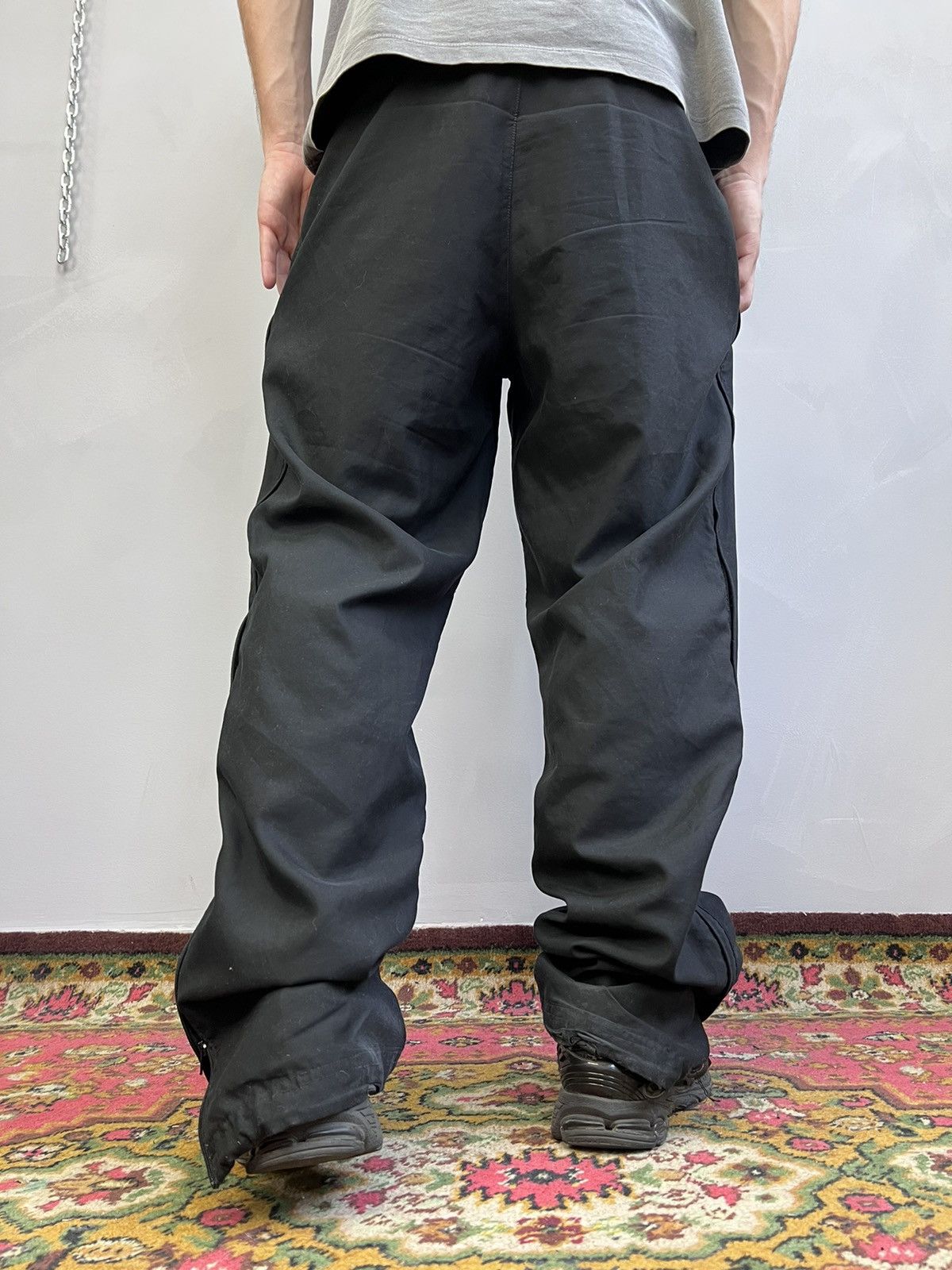 Adidas × Vintage Adidas Vintage Drill Y2K Adidas Drill Track Pants Nylon 90s Size US 32 / EU 48 - 8 Thumbnail