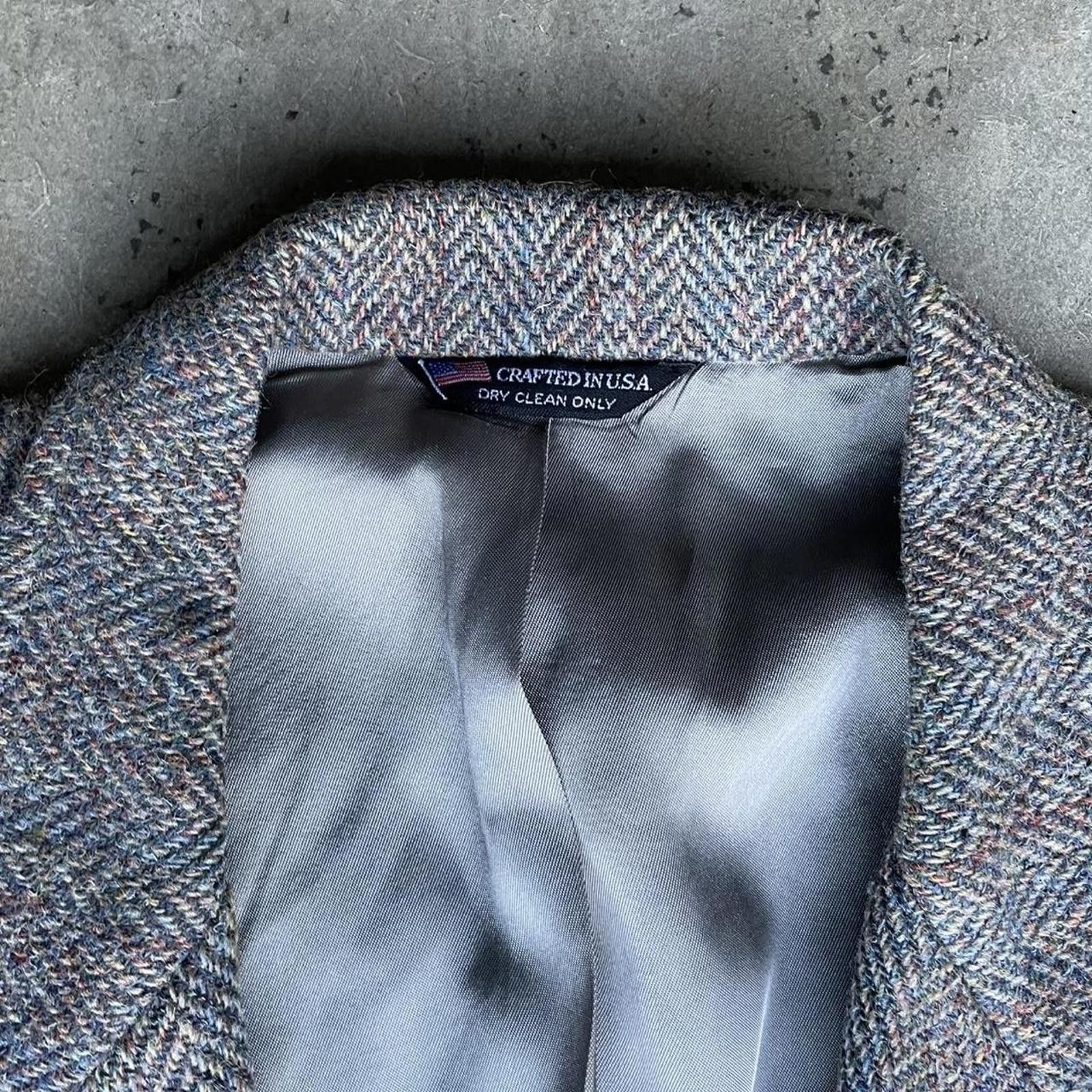Harris Tweed Harris Tweed Men's Wool Blazer Jacket Size 42R - 4 Thumbnail