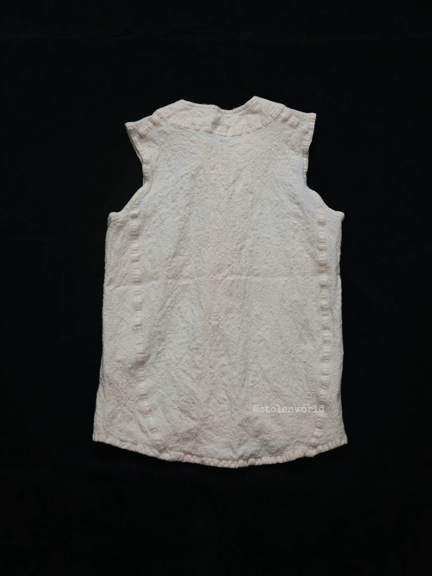 Comme des Garcons Comme des Garçons Comme Plus Napped Wool Vest Cream M Size M / US 6-8 / IT 42-44 - 2 Thumbnail