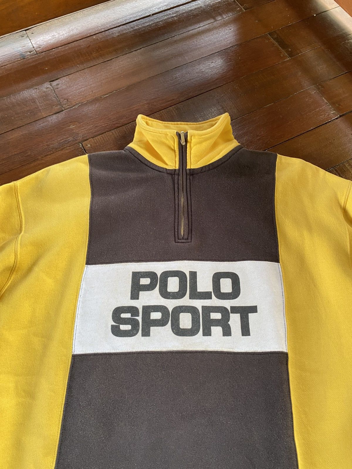 Polo Ralph Lauren 🇺🇸90s OG Polo Sport Big Logo Rugby Shirt Size US M / EU 48-50 / 2 - 3 Thumbnail