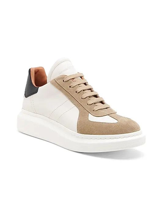 Alexander McQueen os11x0126 Suede & Leather Retro Oversized Sneakers Size US 9 / EU 42 - 2 Thumbnail