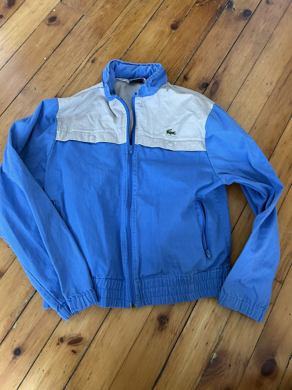 Lacoste Lacoste vintage men’s track jacket blue packable hood large Size US L / EU 52-54 / 3 - 1 Thumbnail