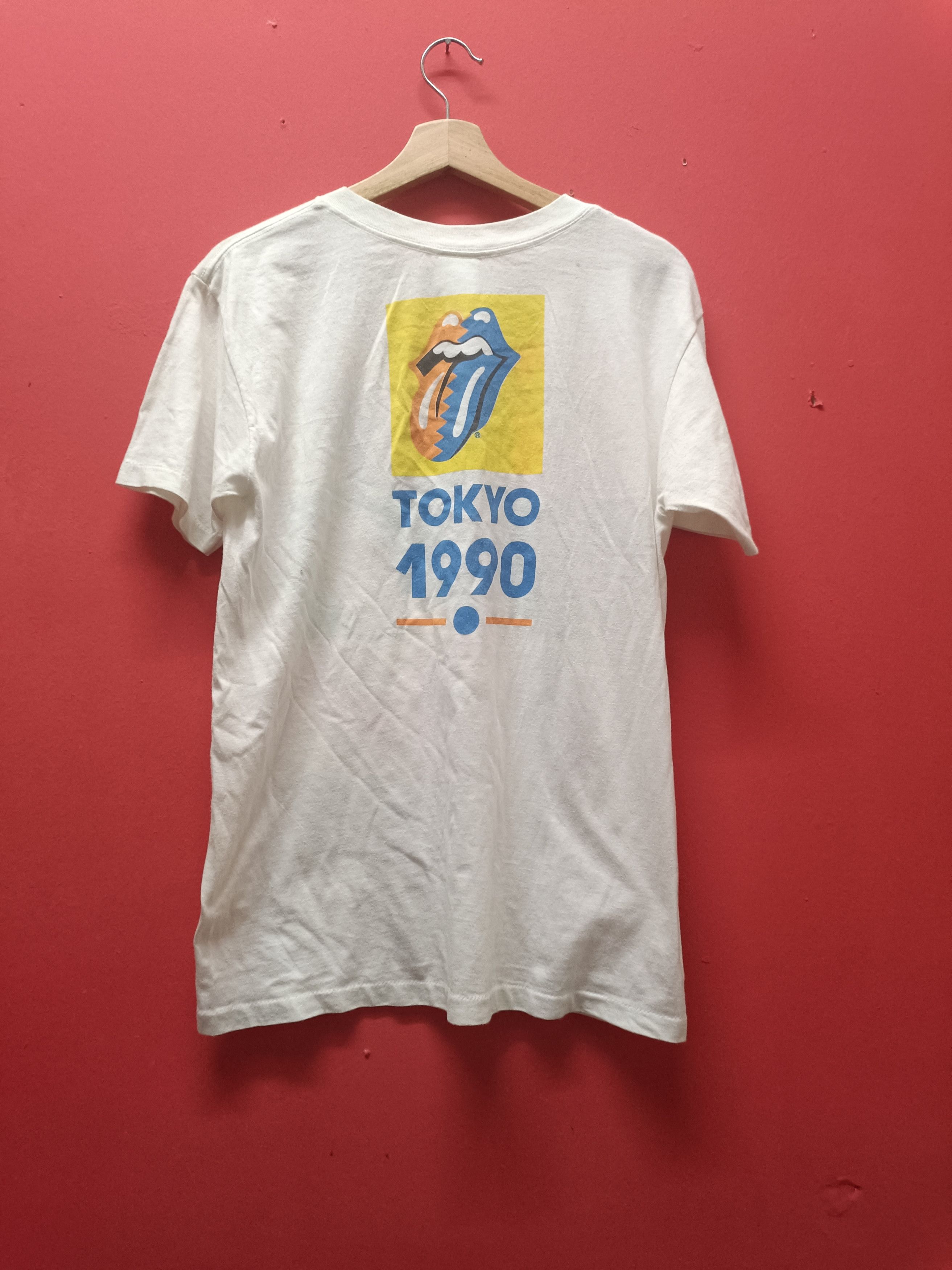 Band Tees × The Rolling Stones × Vintage Vintage the rolling stones tour Japan 1990 Size US L / EU 52-54 / 3 - 2 Thumbnail