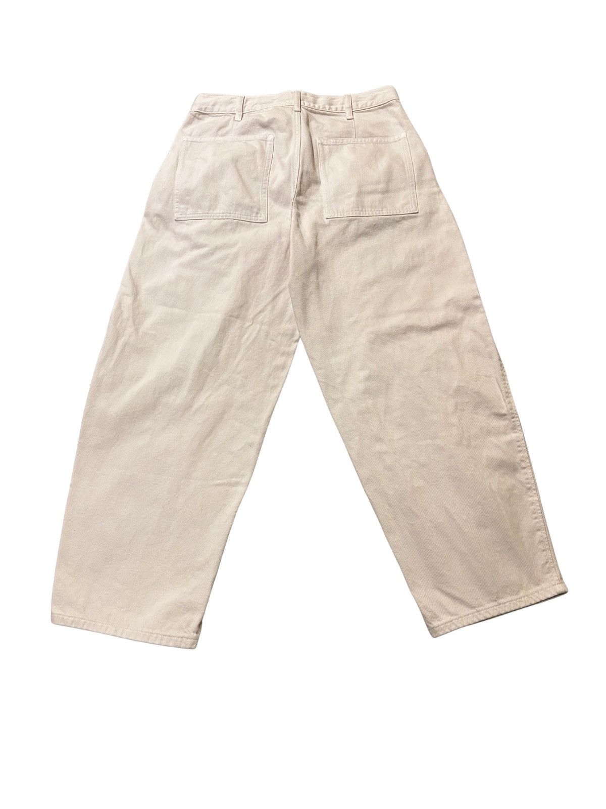 Uniqlo Women’s cream Jeans.wp0302 Size 32" / US 10 / IT 46 - 7 Thumbnail
