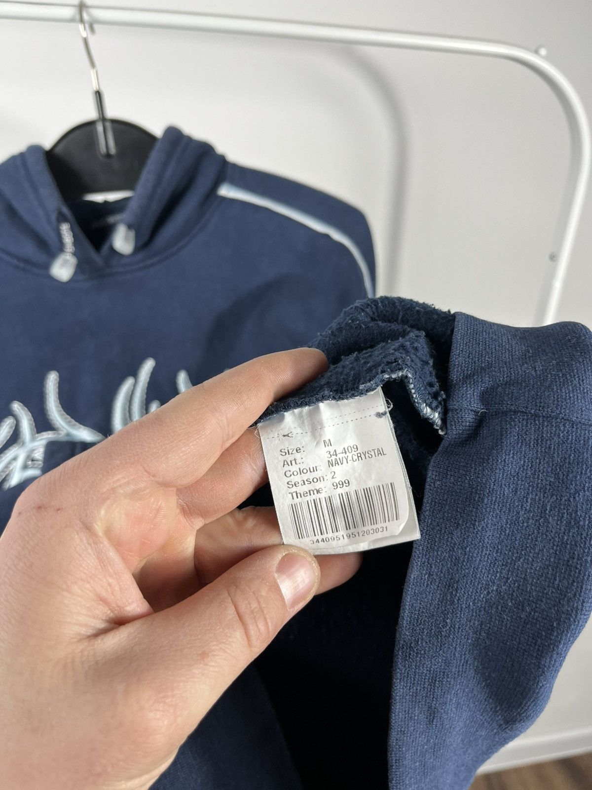 Other Fishbone Embroidered Logo Hoodie Blue Size M Size US M / EU 48-50 / 2 - 6 Thumbnail