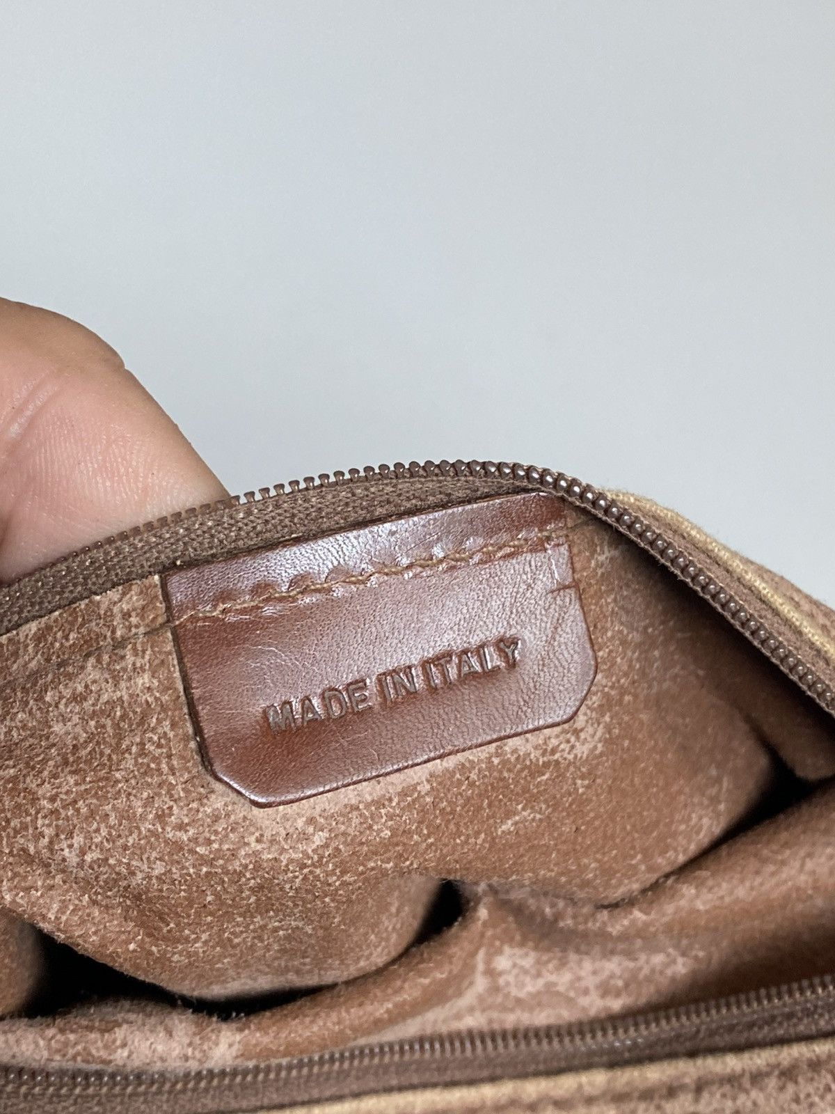 Burberry Burberrys Nova Check Vintage Leather Shoulder Bag Gold Beige Size ONE SIZE - 17 Thumbnail