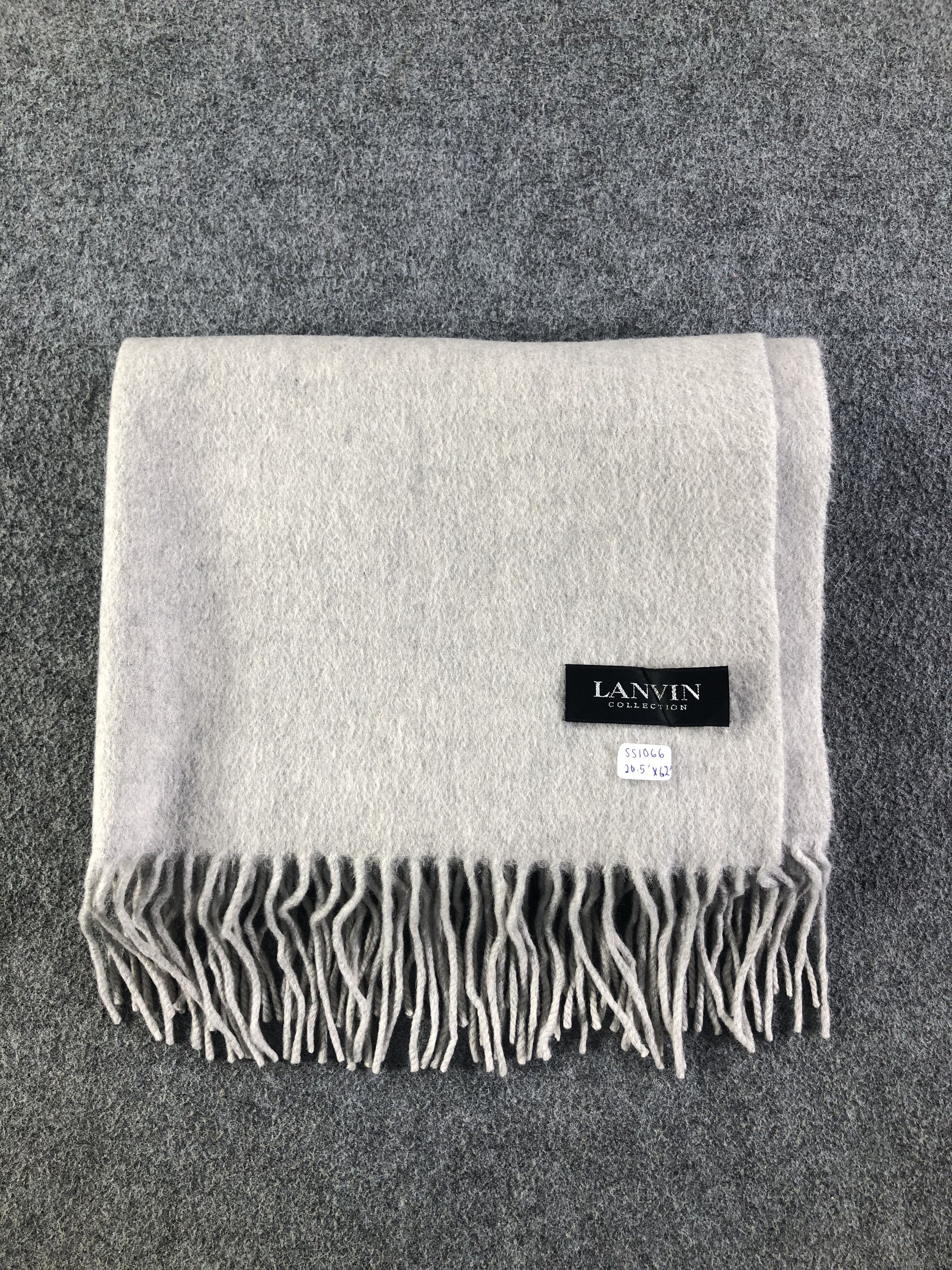 Lanvin Lanvin Cashmere Oversize Scarf / Muffler / Neckwear Size ONE SIZE - 7 Thumbnail