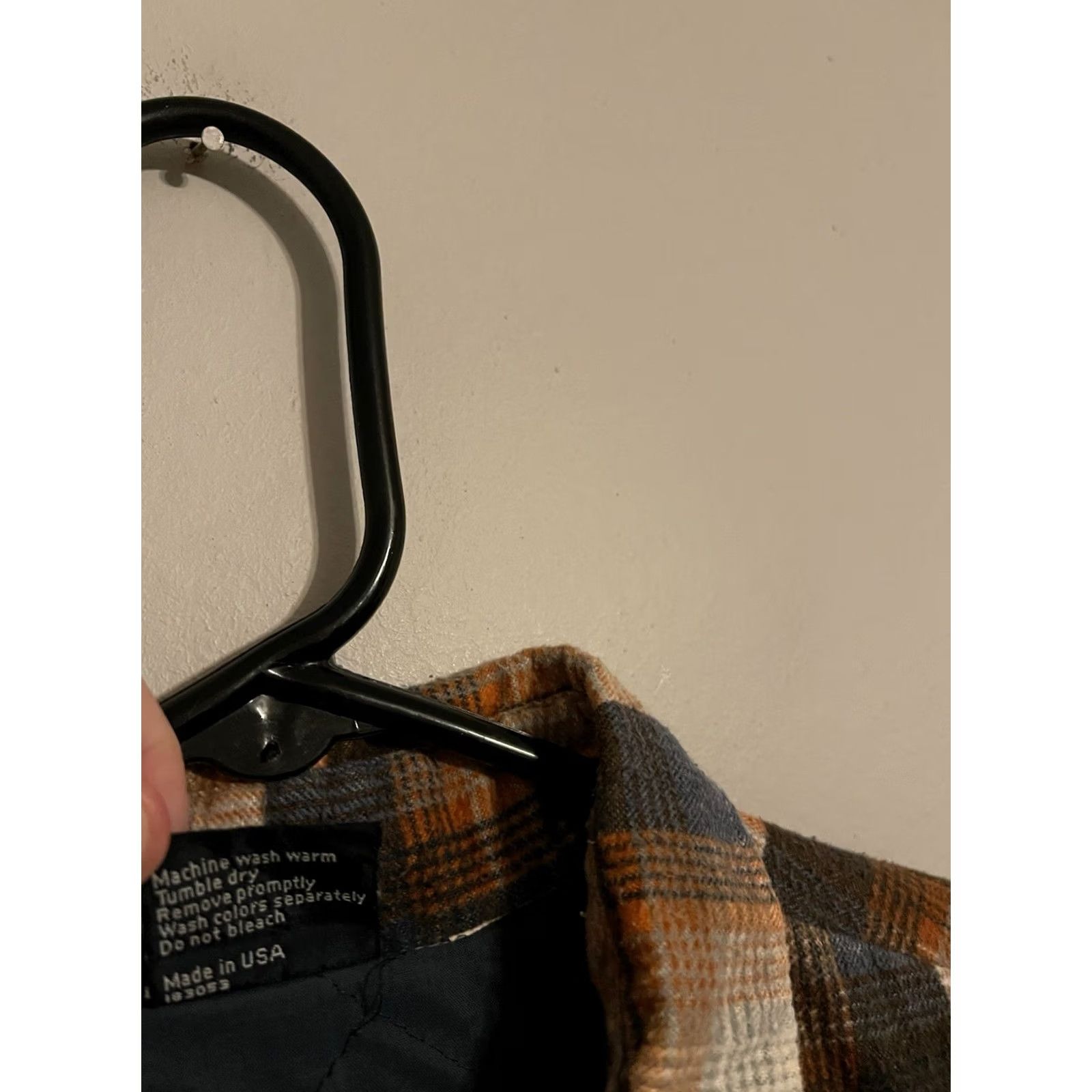 JCPenney VINTAGE JC Penney Shirt L/S Plaid Flannel Quilt Lined Medium Tall Men's Size US M / EU 48-50 / 2 - 4 Thumbnail