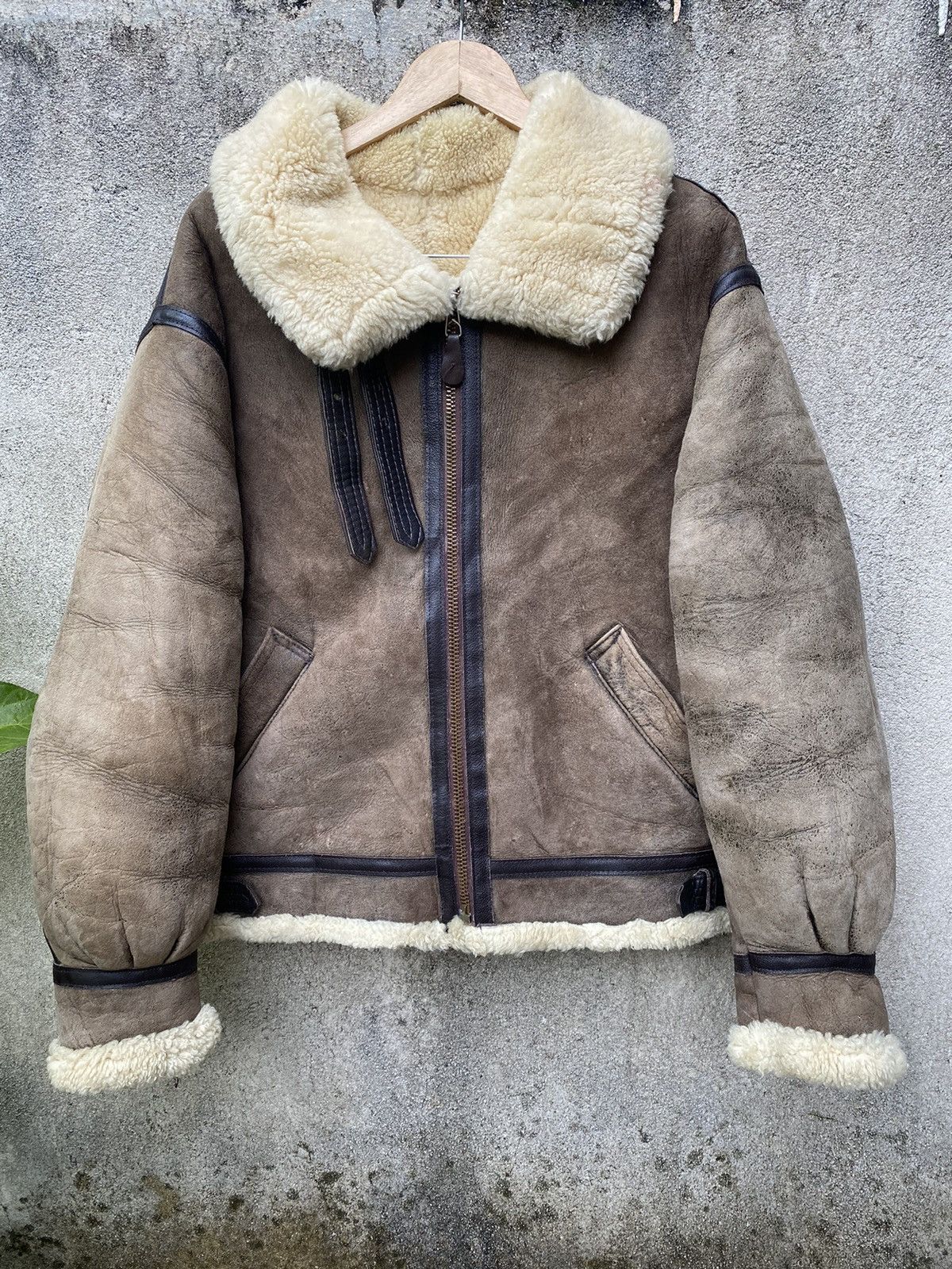 Avirex Avirex Limited B-3 80s OG 1986 Shearling Sheepskin Jacket Size US L / EU 52-54 / 3 - 1 Thumbnail