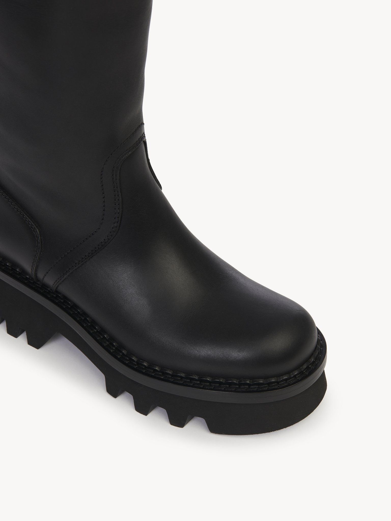 Chloe oc11z0525 Owena High Boots in Black Size US 9 / IT 39 - 3 Thumbnail