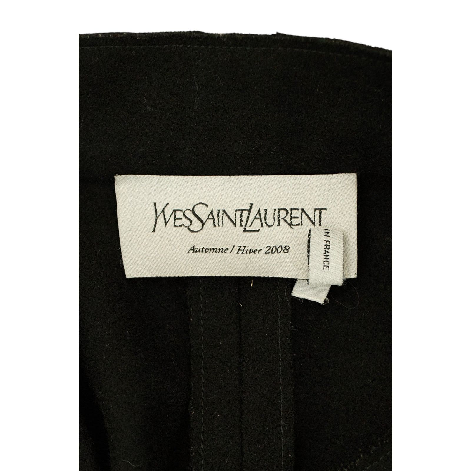 Yves Saint Laurent F/W 2008 Wool Coat Size XS / US 0-2 / IT 36-38 - 5 Thumbnail