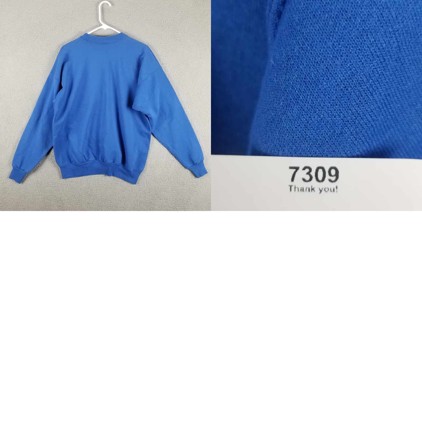 Hanes Hanes Vintage Police Academy Sweatshirt Men Large Blue Crew Neck Texas Killeen Size US L / EU 52-54 / 3 - 8 Thumbnail